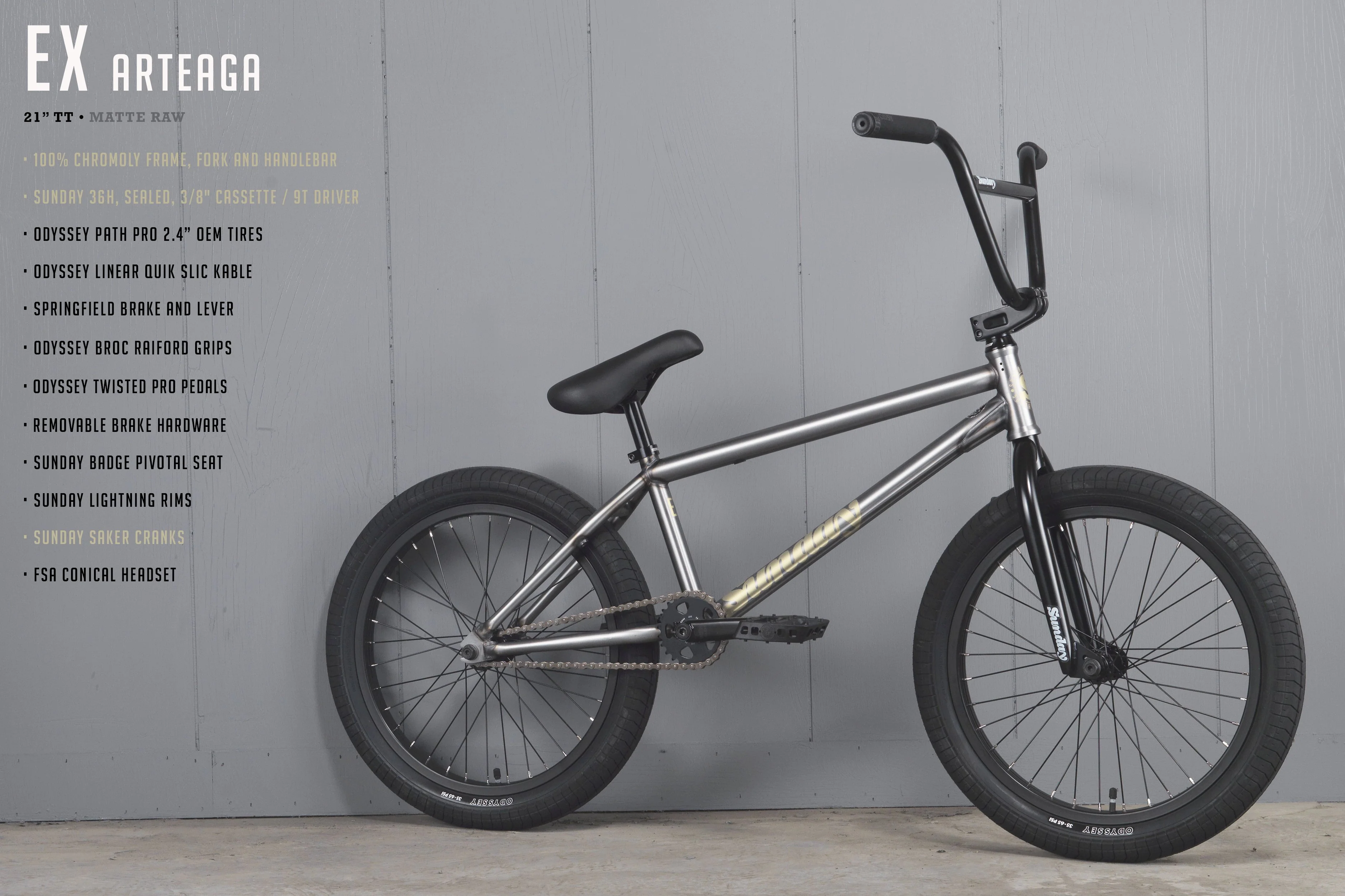 2021 Sunday EX / Julian Arteaga Signature (Matte Raw with 21" tt) - Image 2