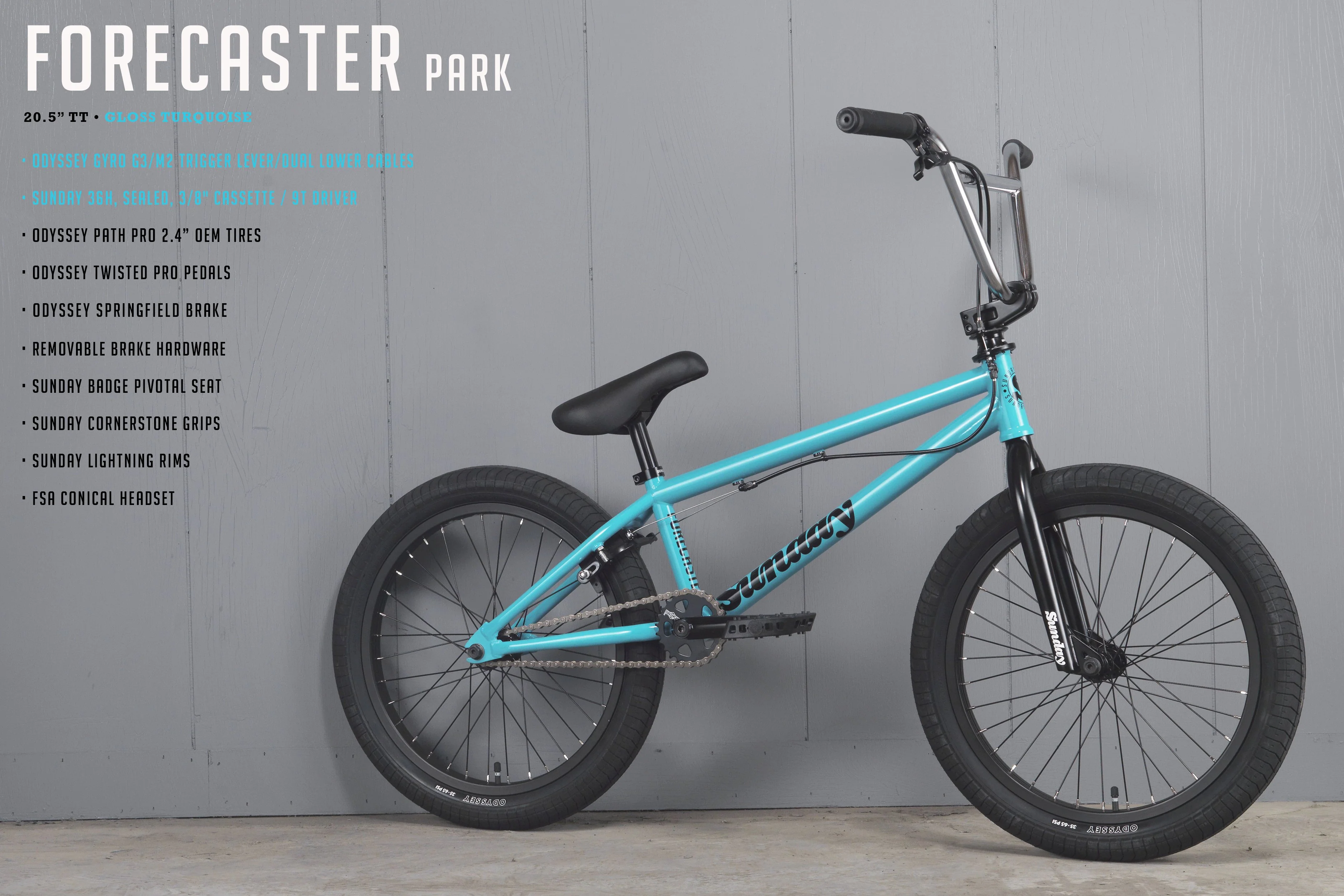 2021 Sunday Forecaster Park (Gloss Turquoise with 20.5" tt) - Image 2