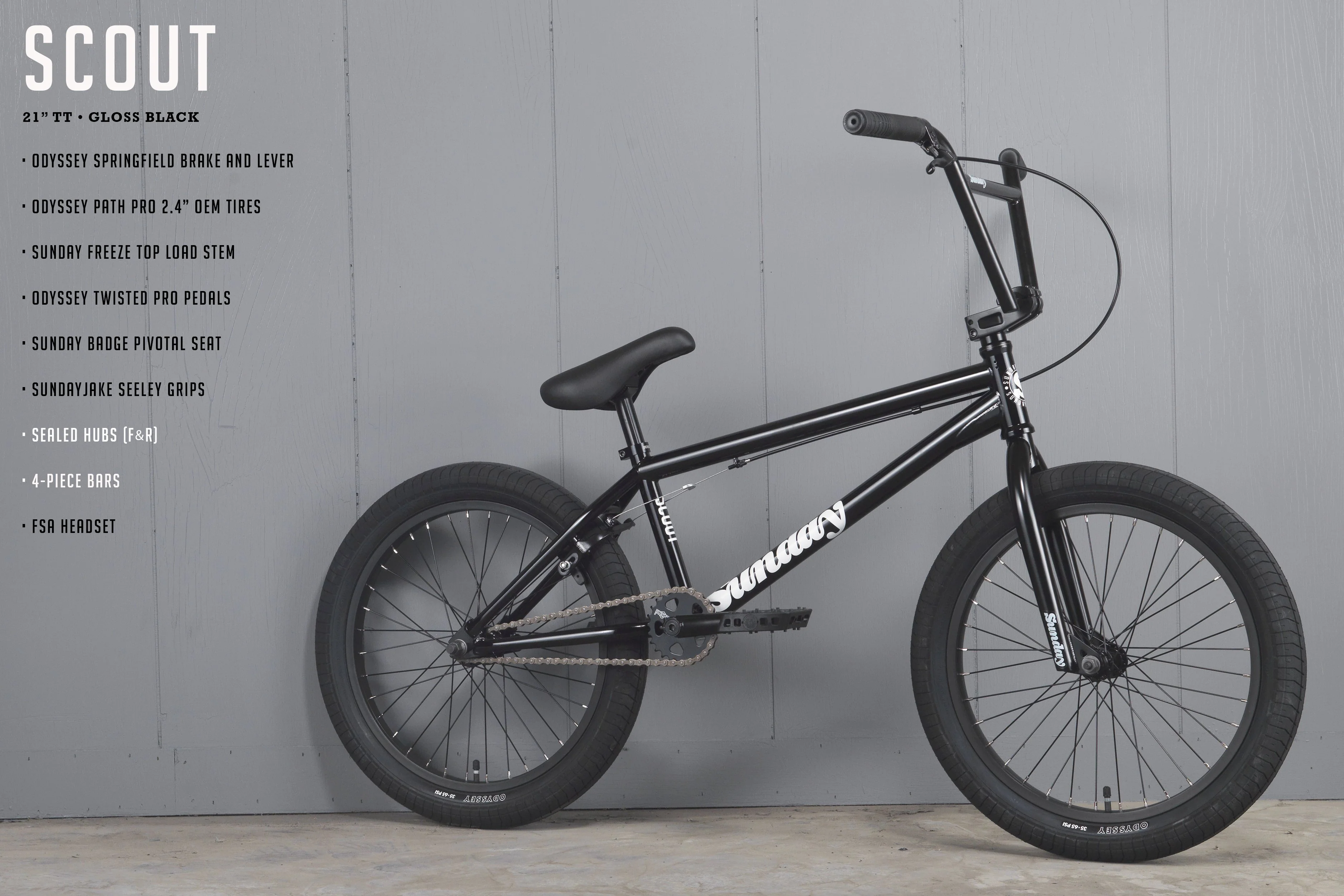 2021 Sunday Scout (Gloss Black with 21" tt) - Image 2