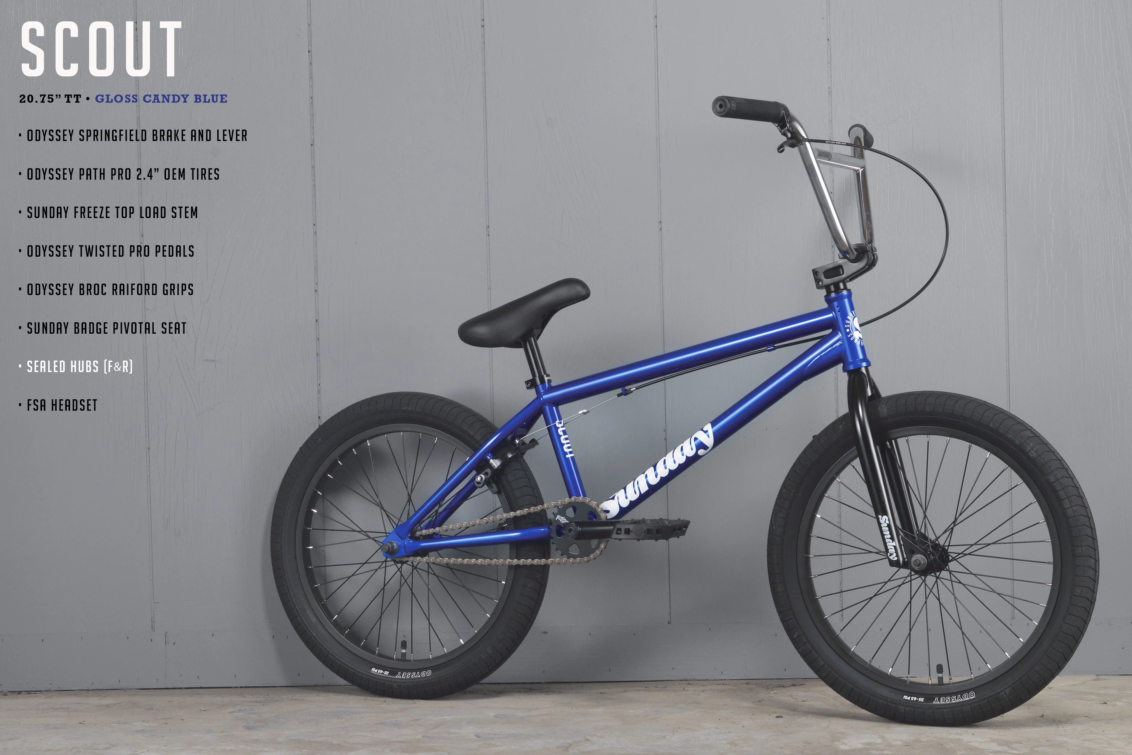 2021 Sunday Scout (Gloss Candy Blue with 20.75" tt) - Image 2