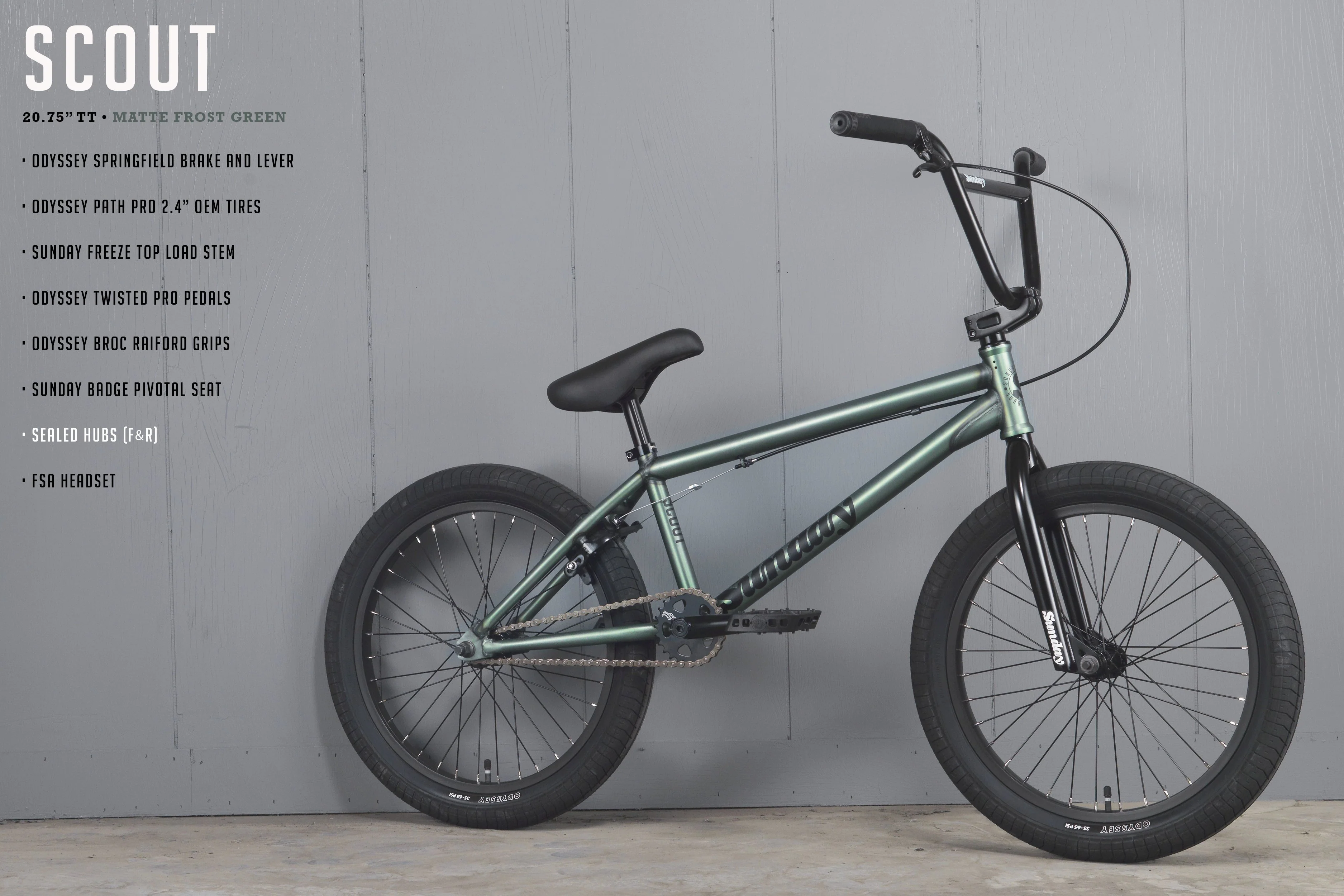 2021 Sunday Scout (Matte Trans. Frost Green with 20.75" tt) - Image 2