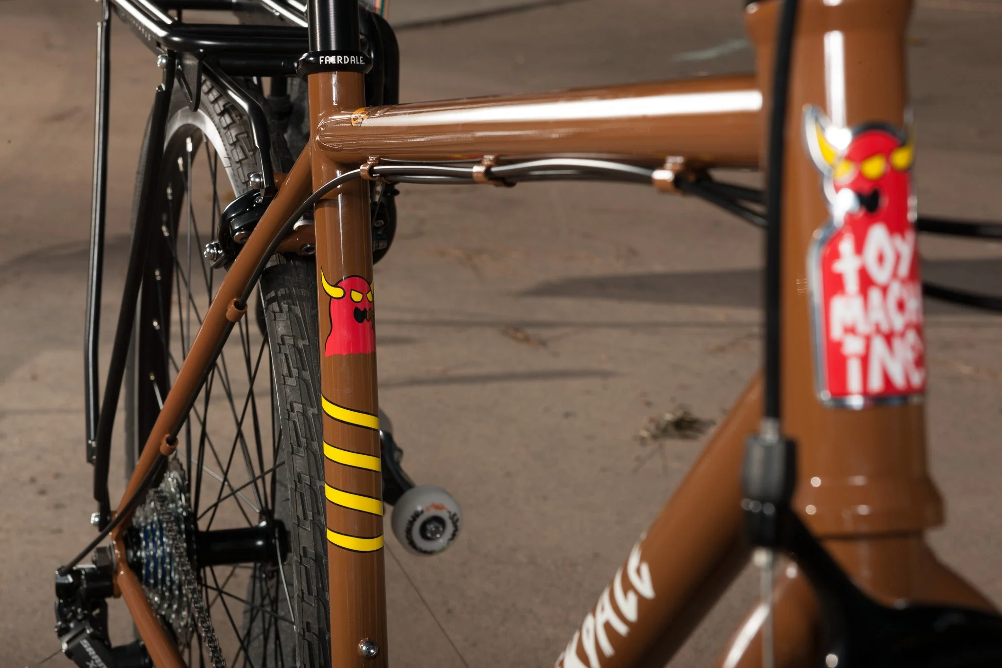 Fairdale x Toy Machine Lookfar  (Limited Edition Gloss Brown in S-L) - Image 3