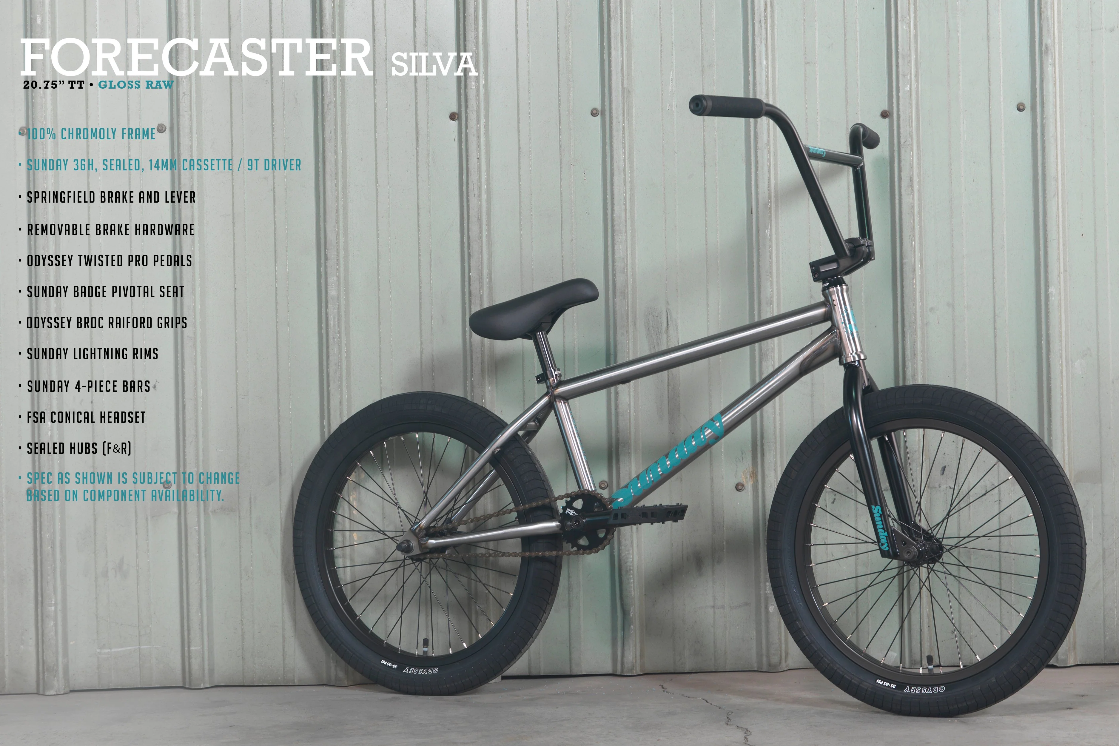 Sunday Forecaster - Brett Silva Signature (Gloss Raw with 20.75" tt) - Image 11