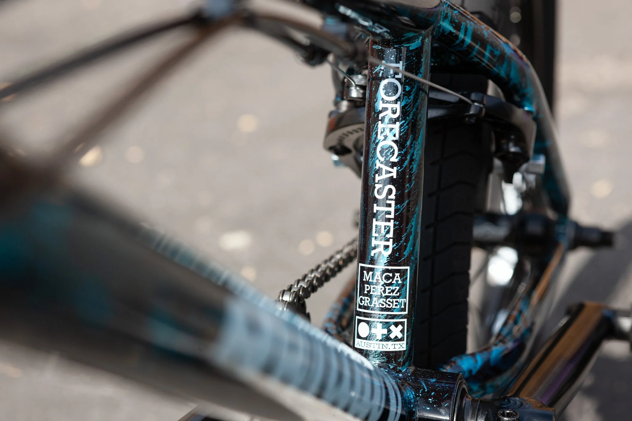 Sunday Forecaster Park - Maca Perez Grasset Signature (Gloss Cyan Rain with 20.5" tt) - Image 9