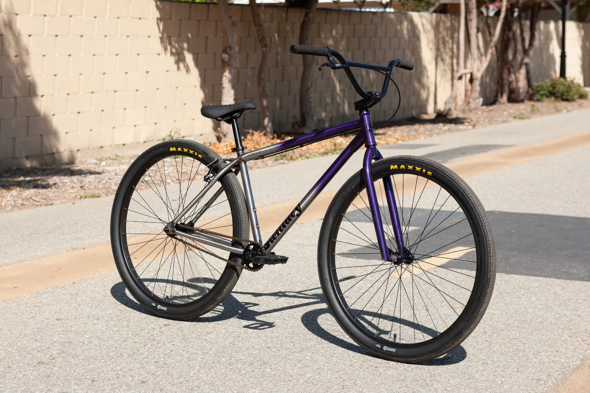 Sunday High C 29" (Gloss Trans Purple to Raw Fade with 23.5" tt) - Image 2