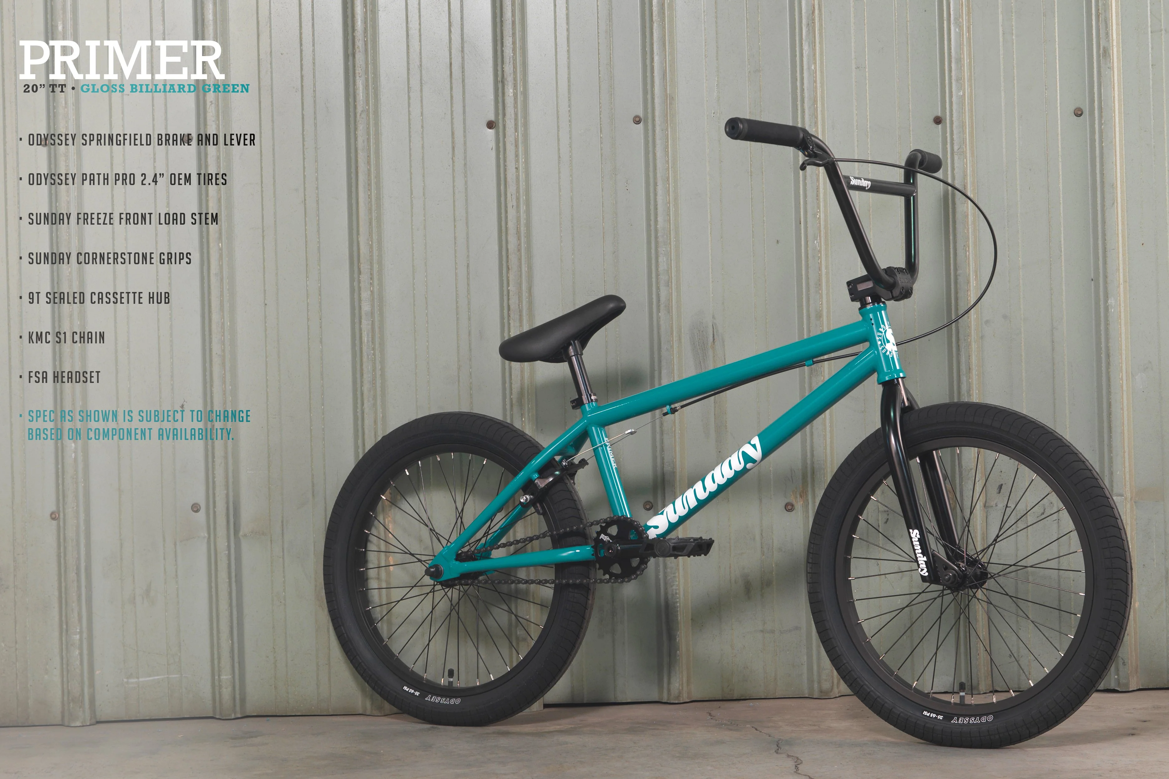 Sunday Primer (Gloss Billiard Green with 20" tt) - Image 8