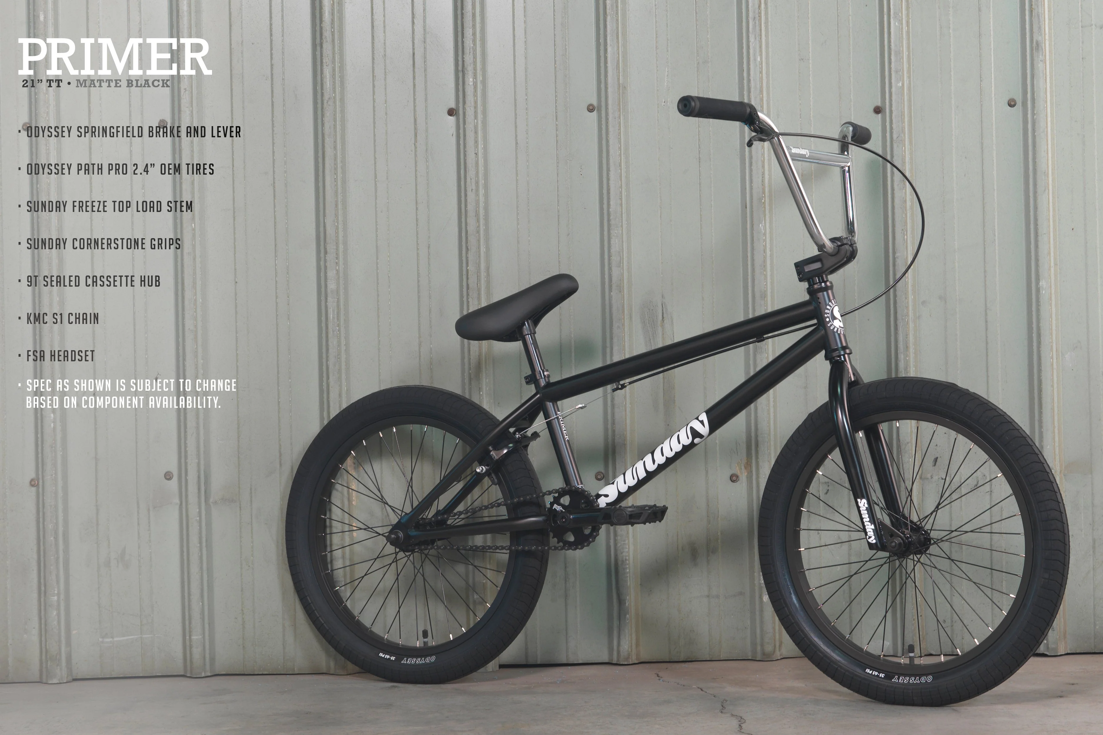 Sunday Primer (Matte Black with 21" tt) - Image 8