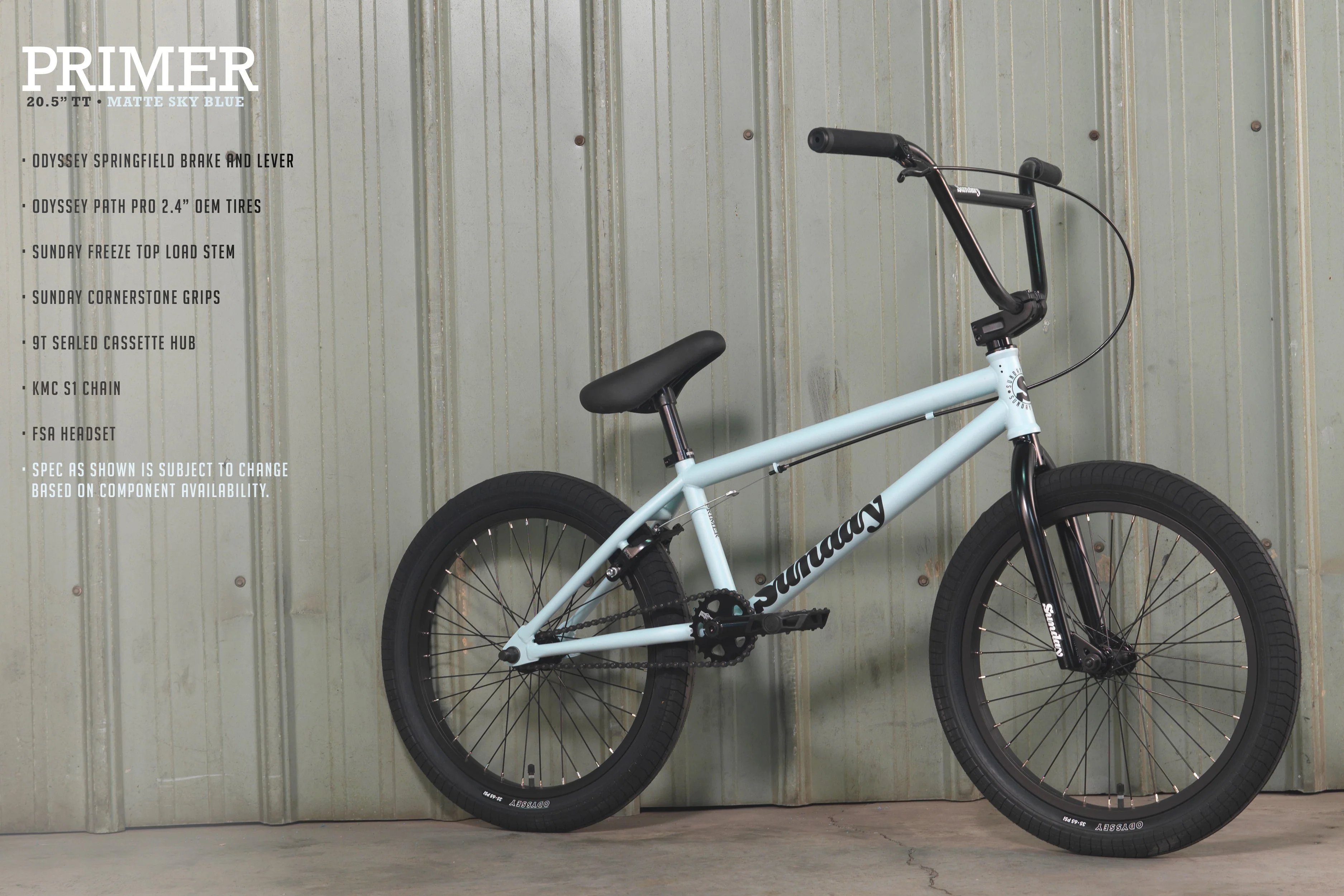 Sunday Primer (Matte Sky Blue with 20.5" tt) - Image 9