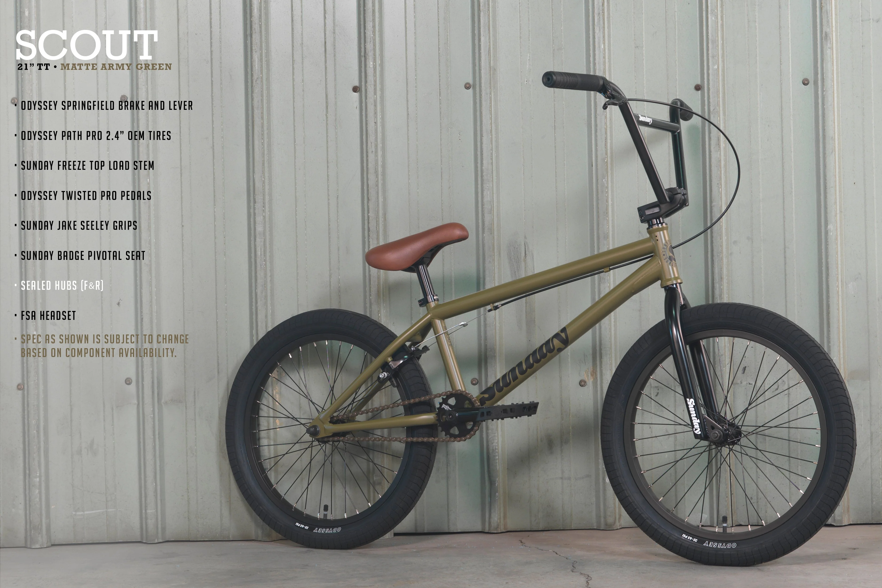 Sunday Scout (Matte Army Green with 21" tt) - Image 10