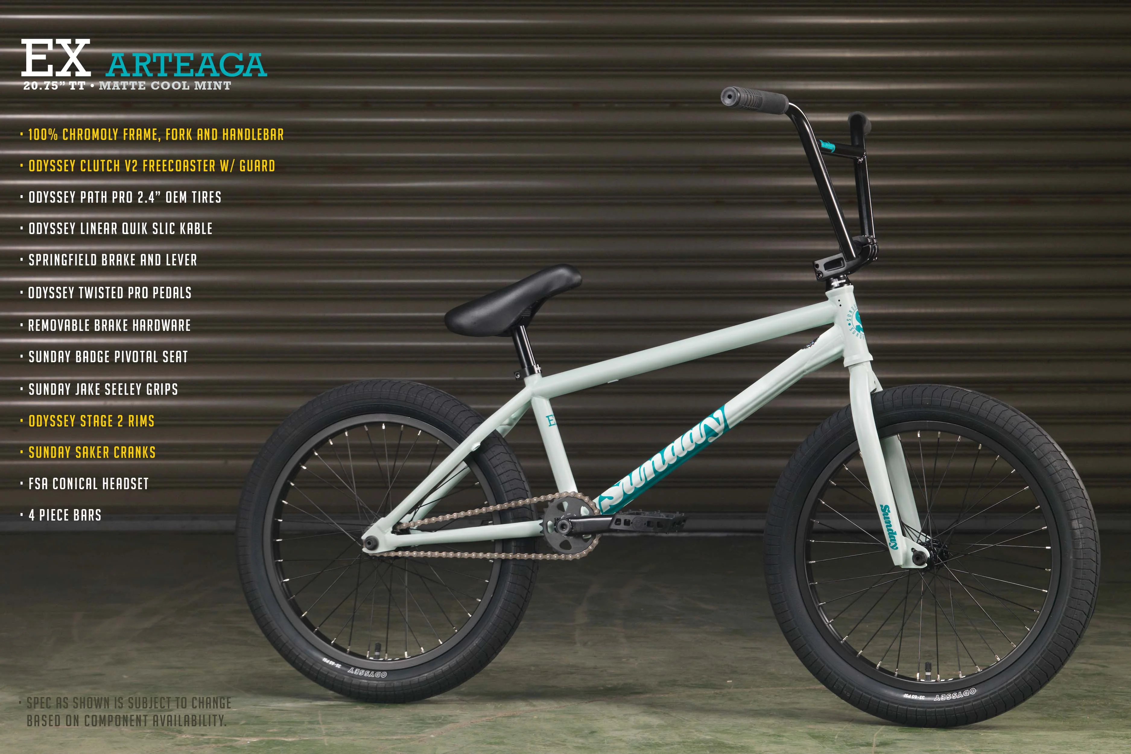 Sunday EX - Julian Arteaga Signature (Matte Cool Mint with 20.75" tt) - Image 20