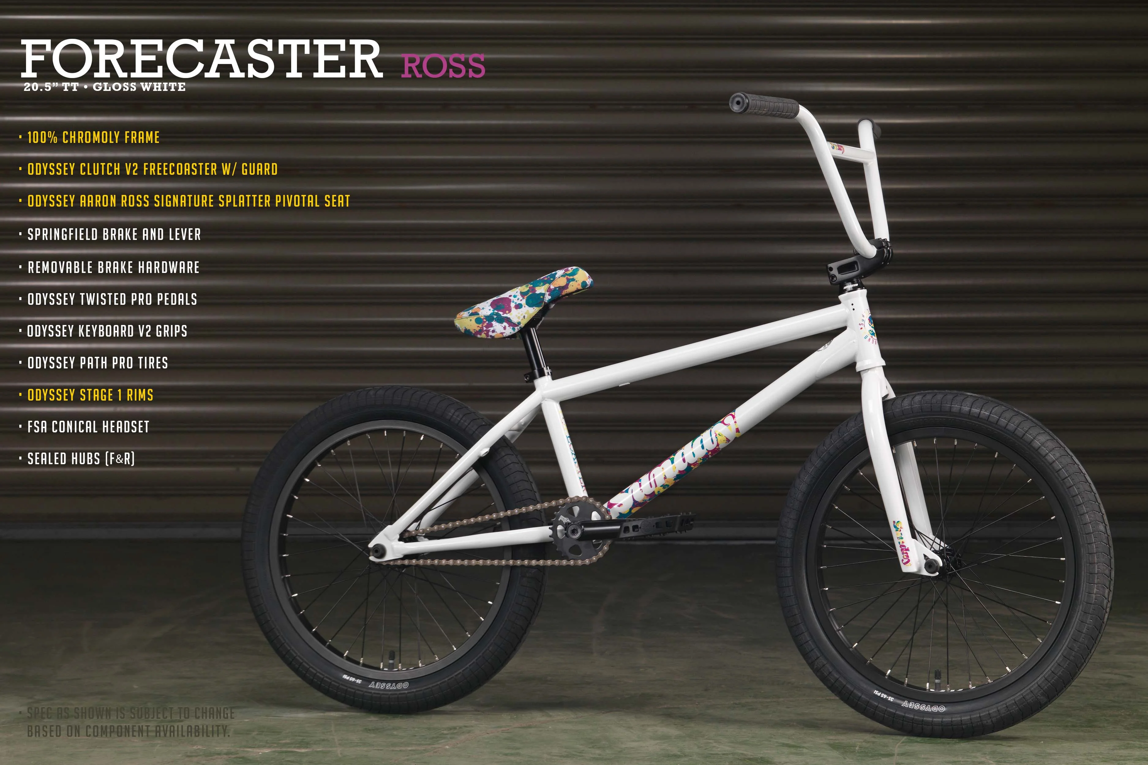 Sunday Forecaster - Aaron Ross Signature (Gloss White with 20.5" tt) - Image 16