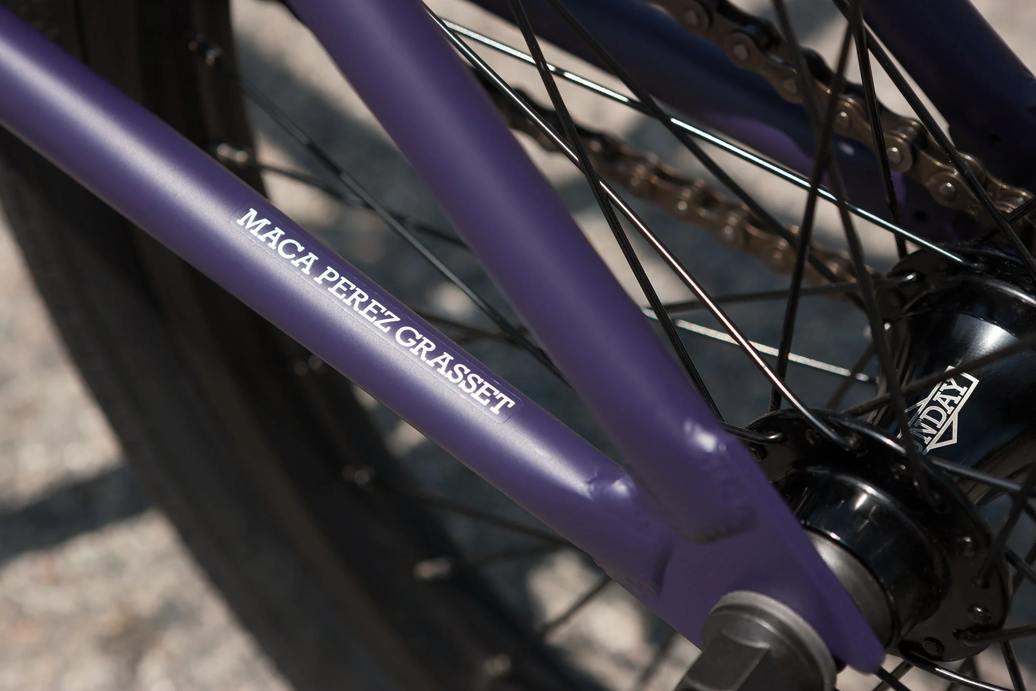 Sunday Forecaster Park - Maca Perez Grasset Signature (Matte Midnight Purple with 20.5" tt) - Image 19