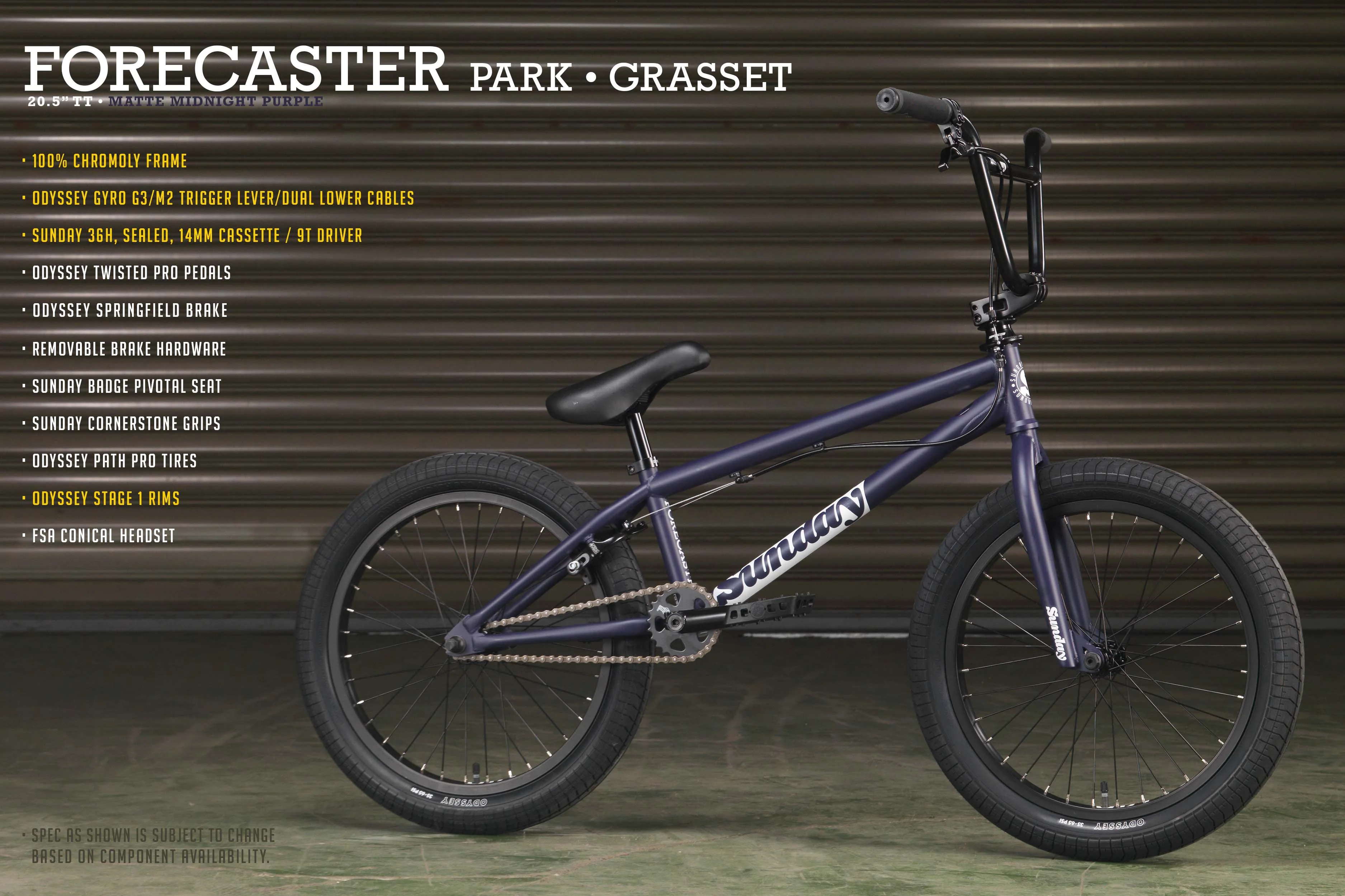 Sunday Forecaster Park - Maca Perez Grasset Signature (Matte Midnight Purple with 20.5" tt) - Image 21