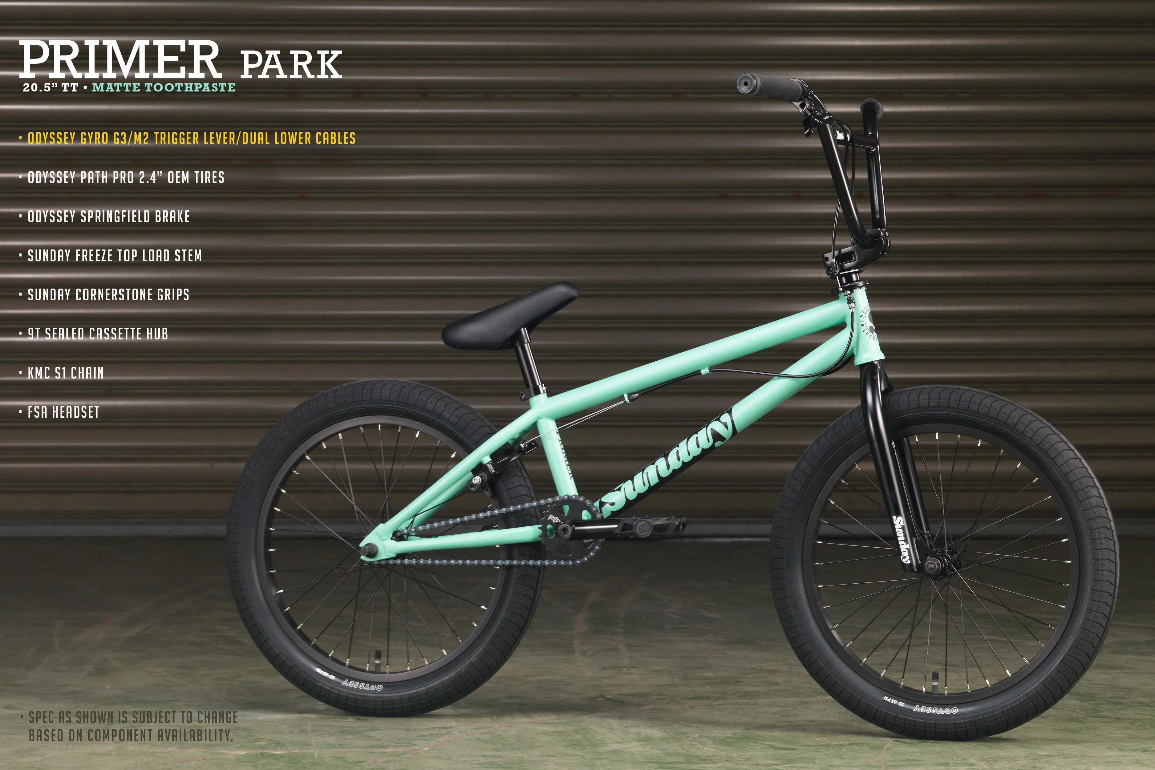 Sunday Primer Park (Matte Toothpaste with 20.5" tt) - Image 14