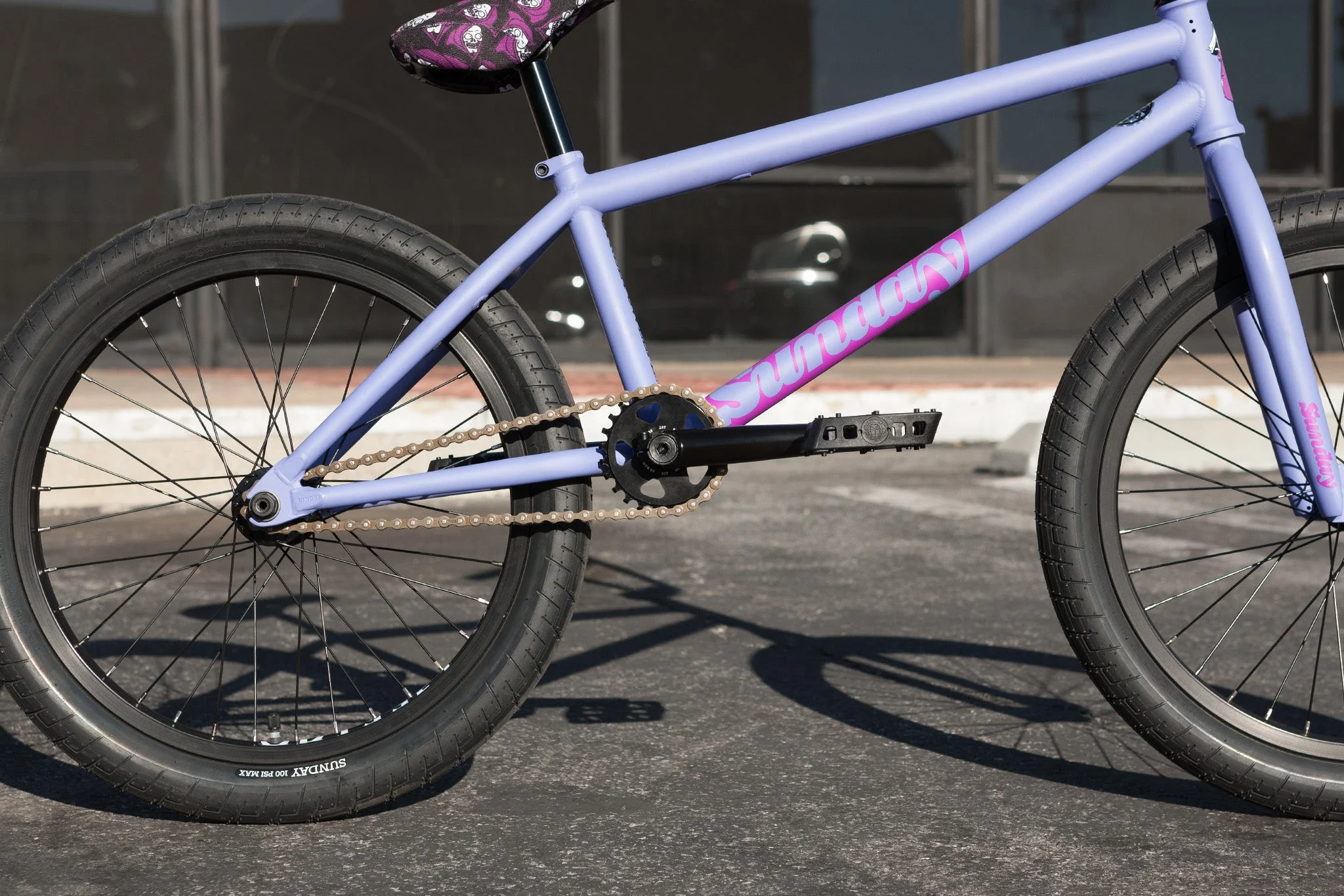 Sunday Street Sweeper - Jake Seeley Signature (Matte Blue Lavender with 20.75" tt in LHD or RHD) - Image 11