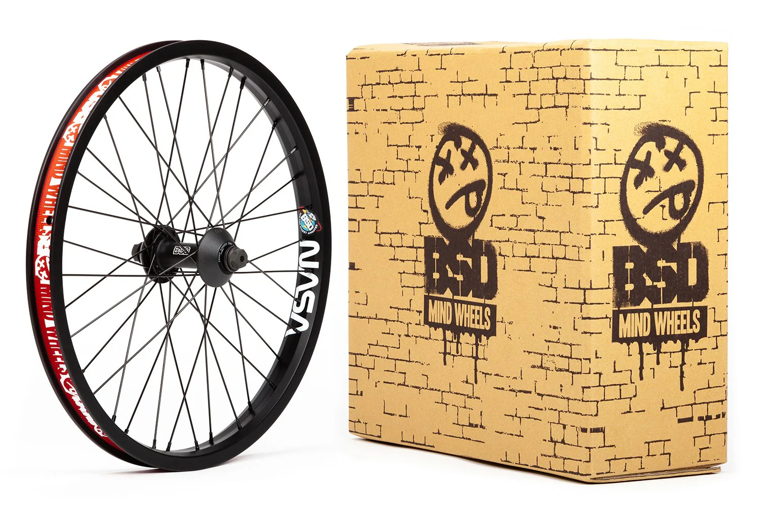 BSD Front Street Pro Mind Front Wheel (Black) - Image 2