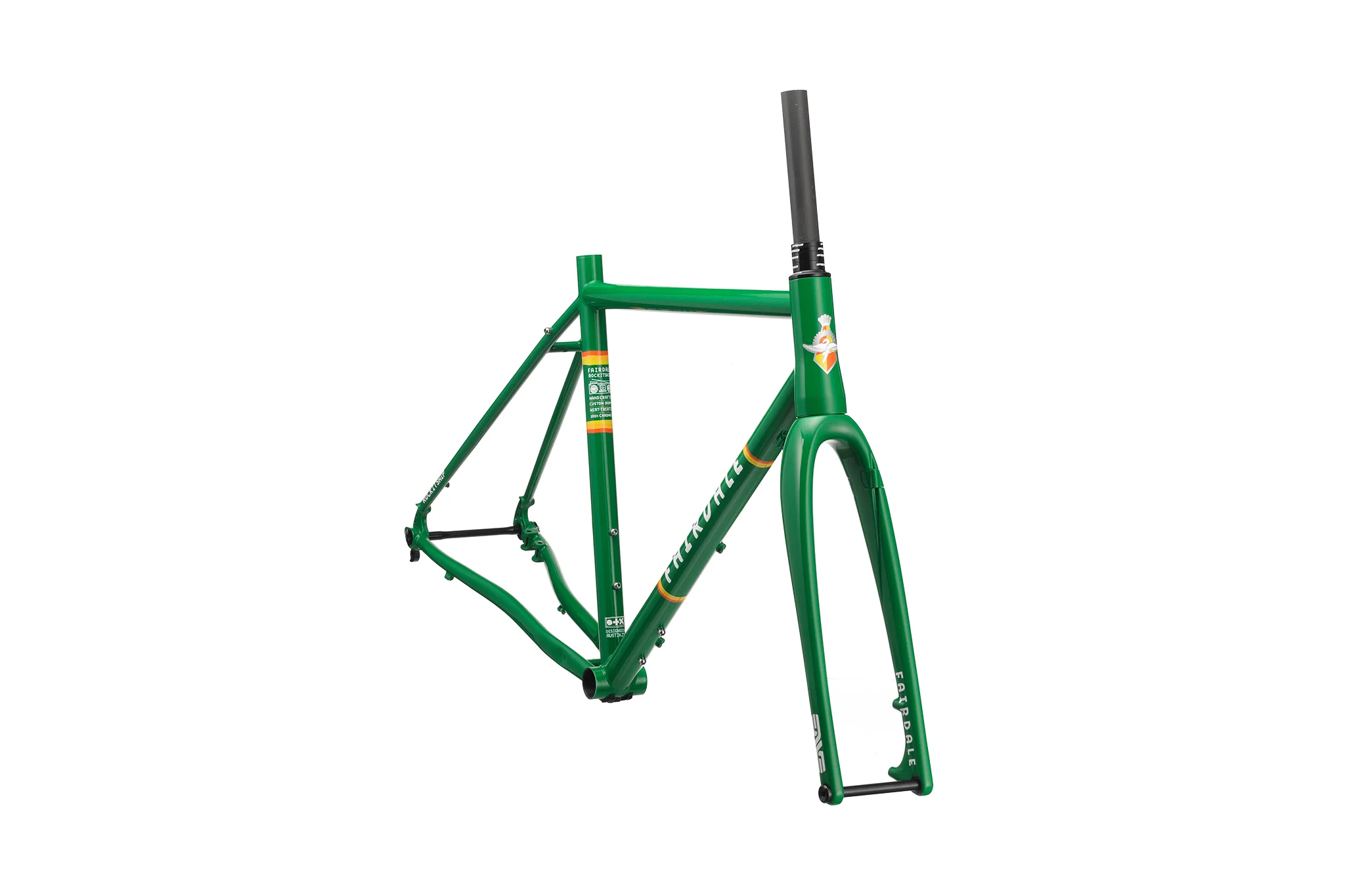 Fairdale Rockitship Gravel Frame and ENVE CX Fork Kit (Kelly Green) - Image 2