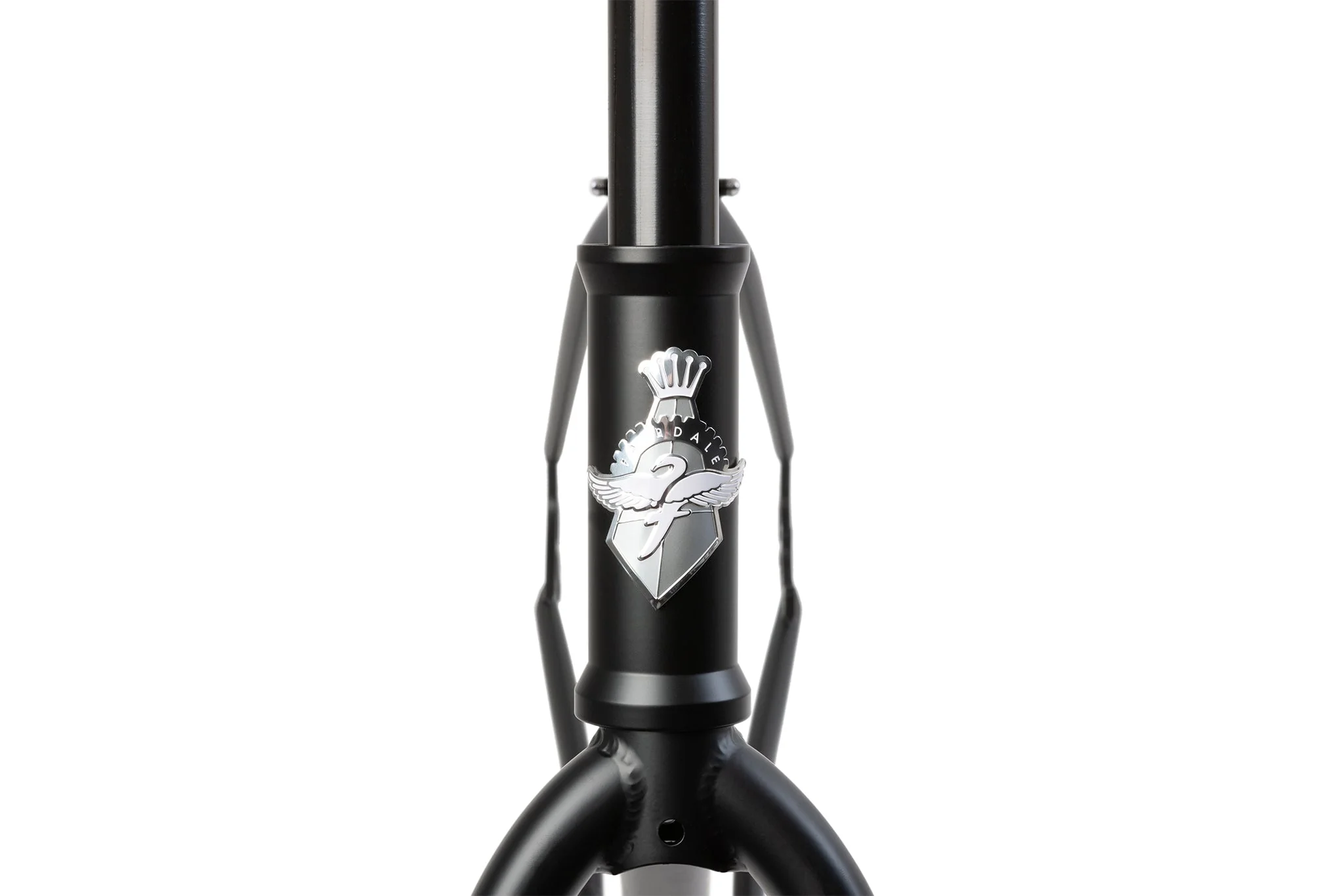 Fairdale Weekender Frame and Fork Kit (Matte Black with Orange Stickers) - Image 3