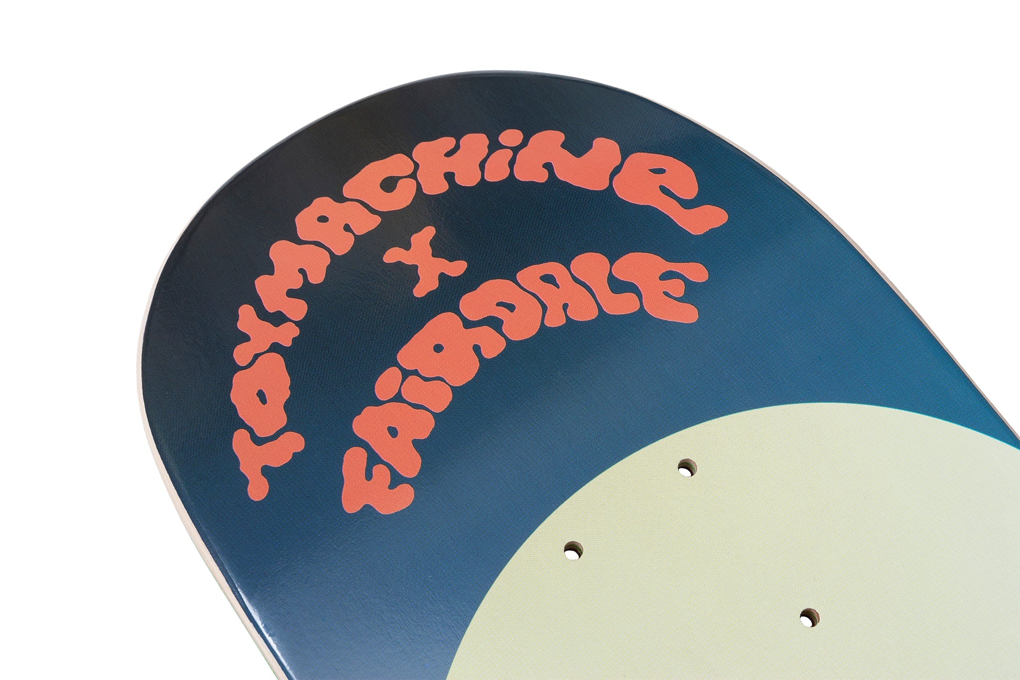 Fairdale x Toy Machine 8.5" Skateboard Deck (Red/Blue/Gray) - Image 2