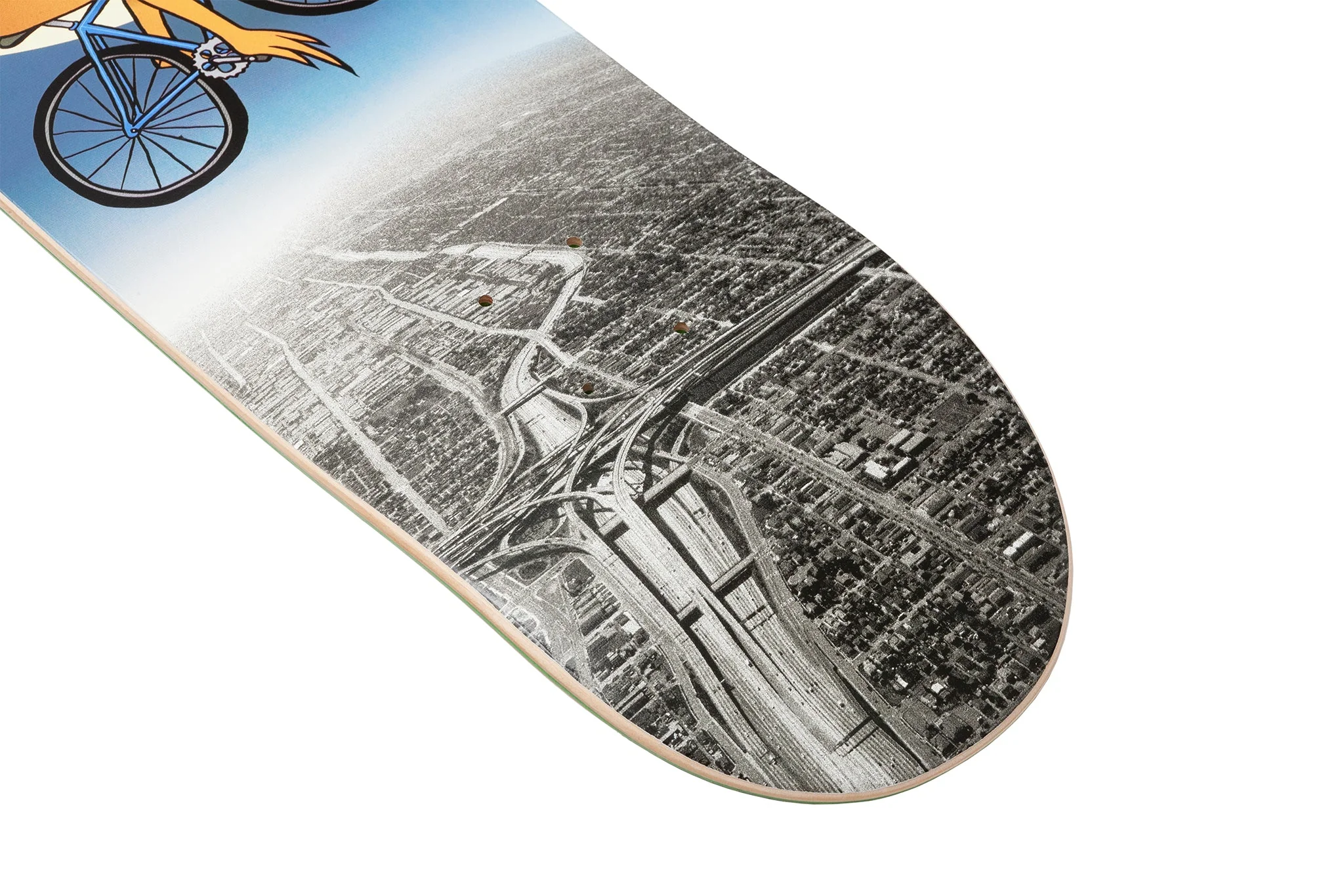 Fairdale x Toy Machine 8.5" Skateboard Deck (Red/Blue/Gray) - Image 6