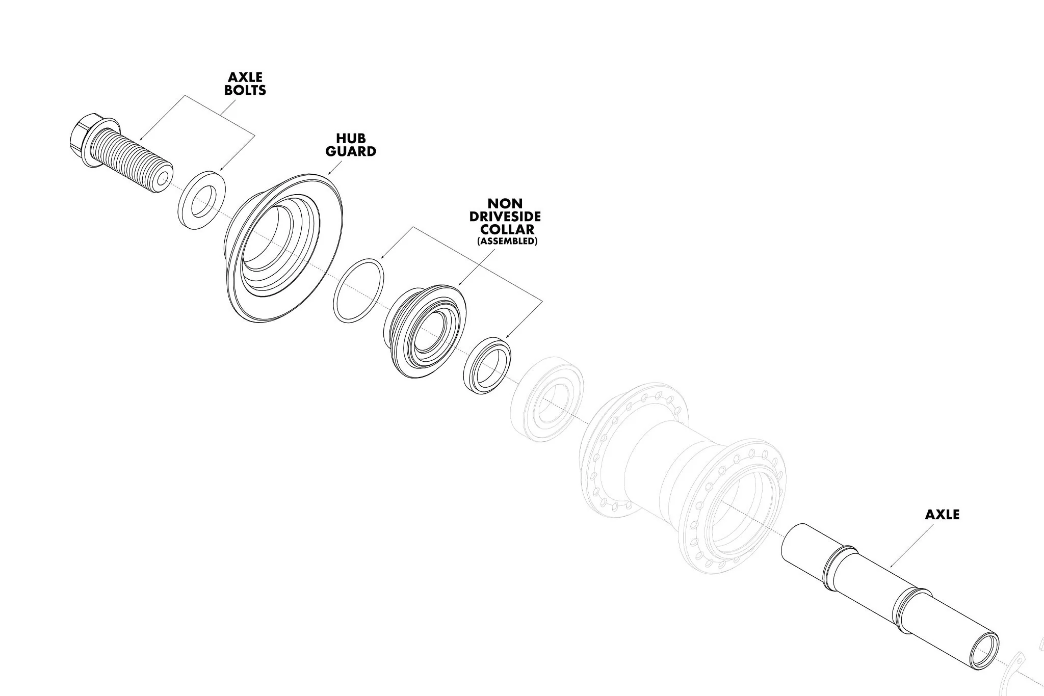 GSport Roloway Cassette Hub Parts - Image 2