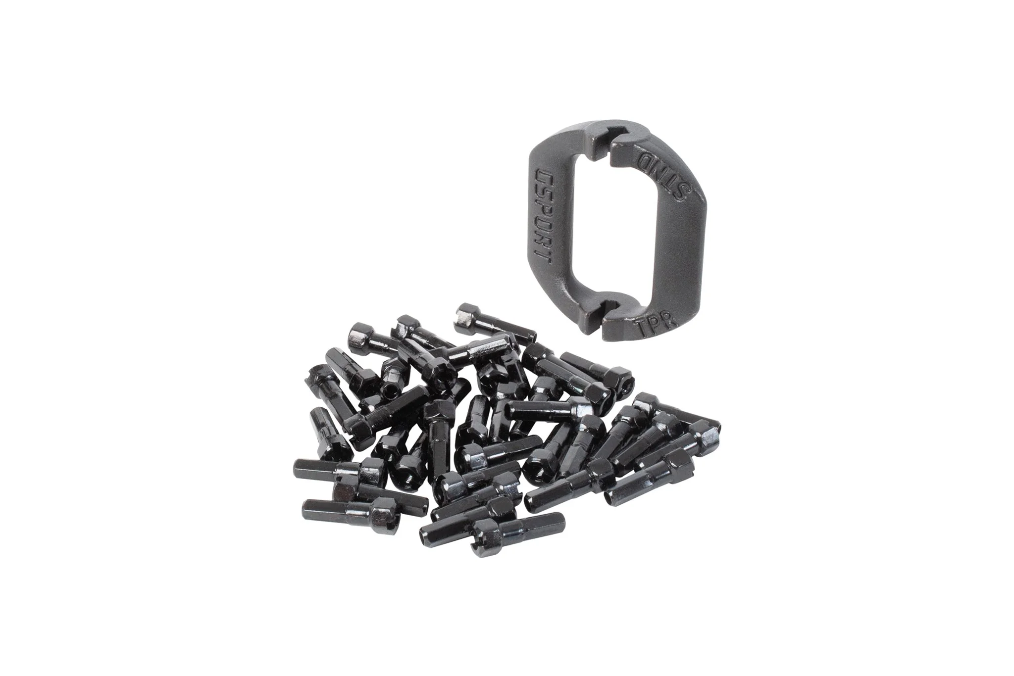 GSport Taper-Hex Nipples (Anodized Black) - Image 2