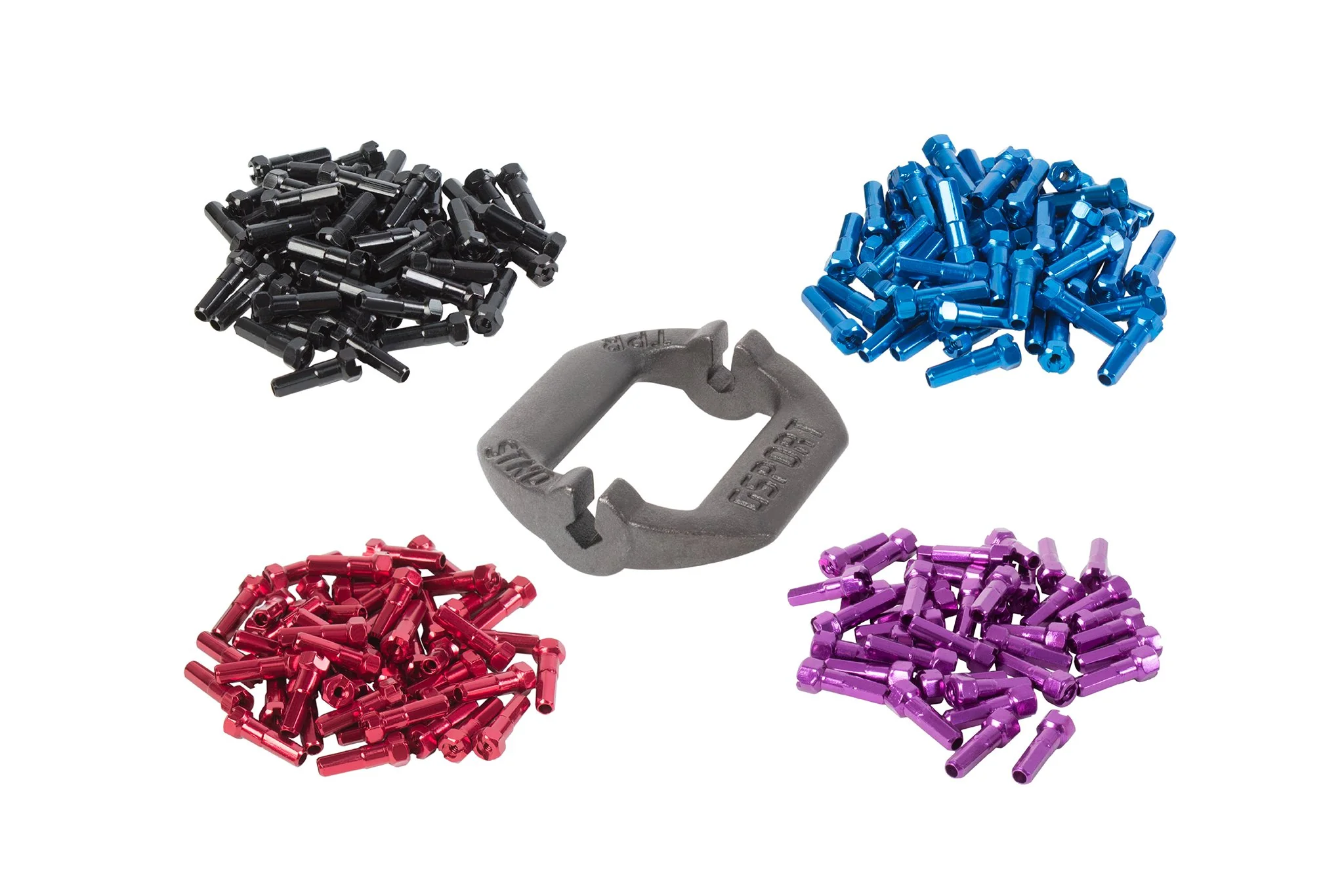 GSport Taper-Hex Nipples (Anodized Black) - Image 3