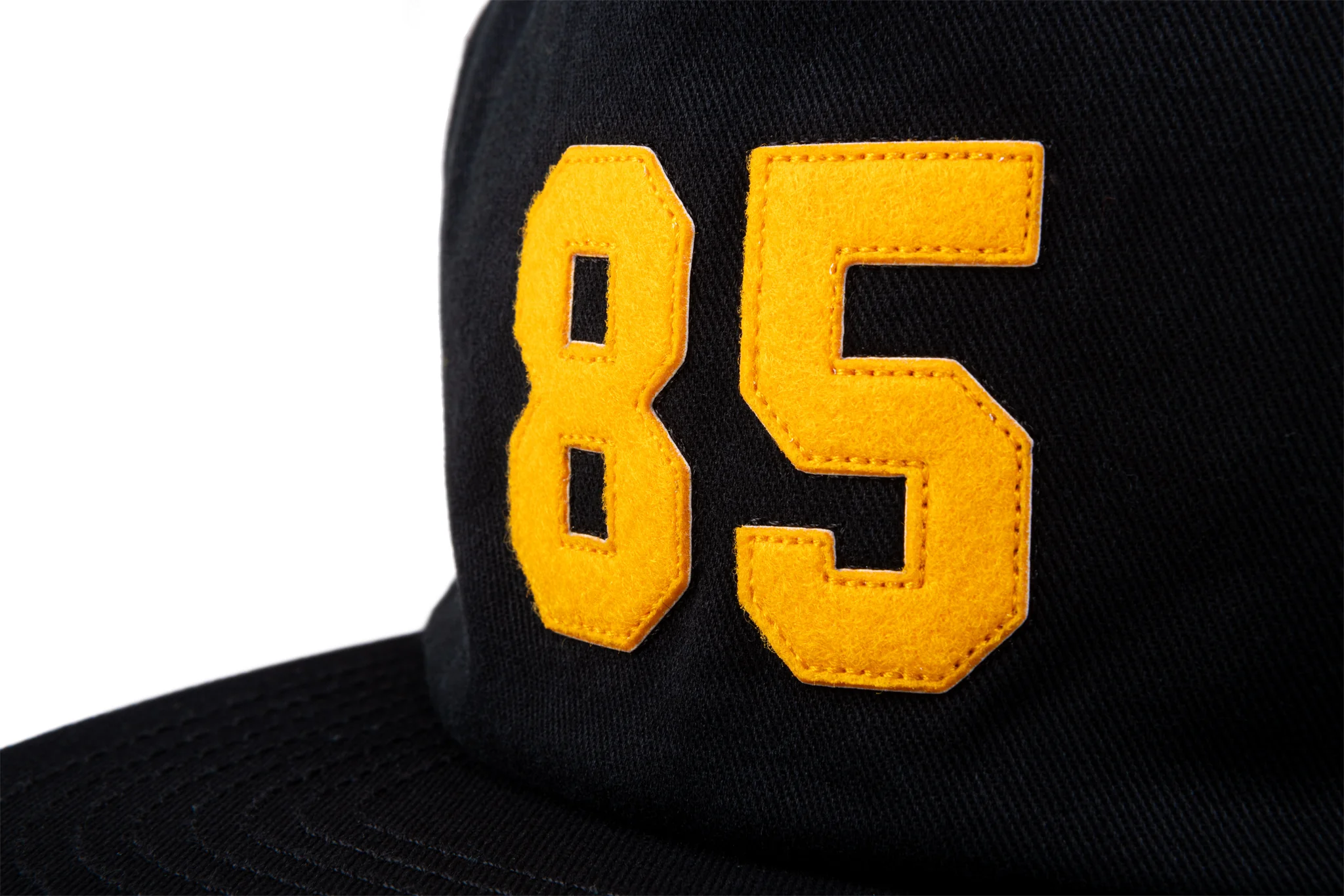 Odyssey '85 Hat (Black w/ Golden Rod Felt Applique) - Image 3