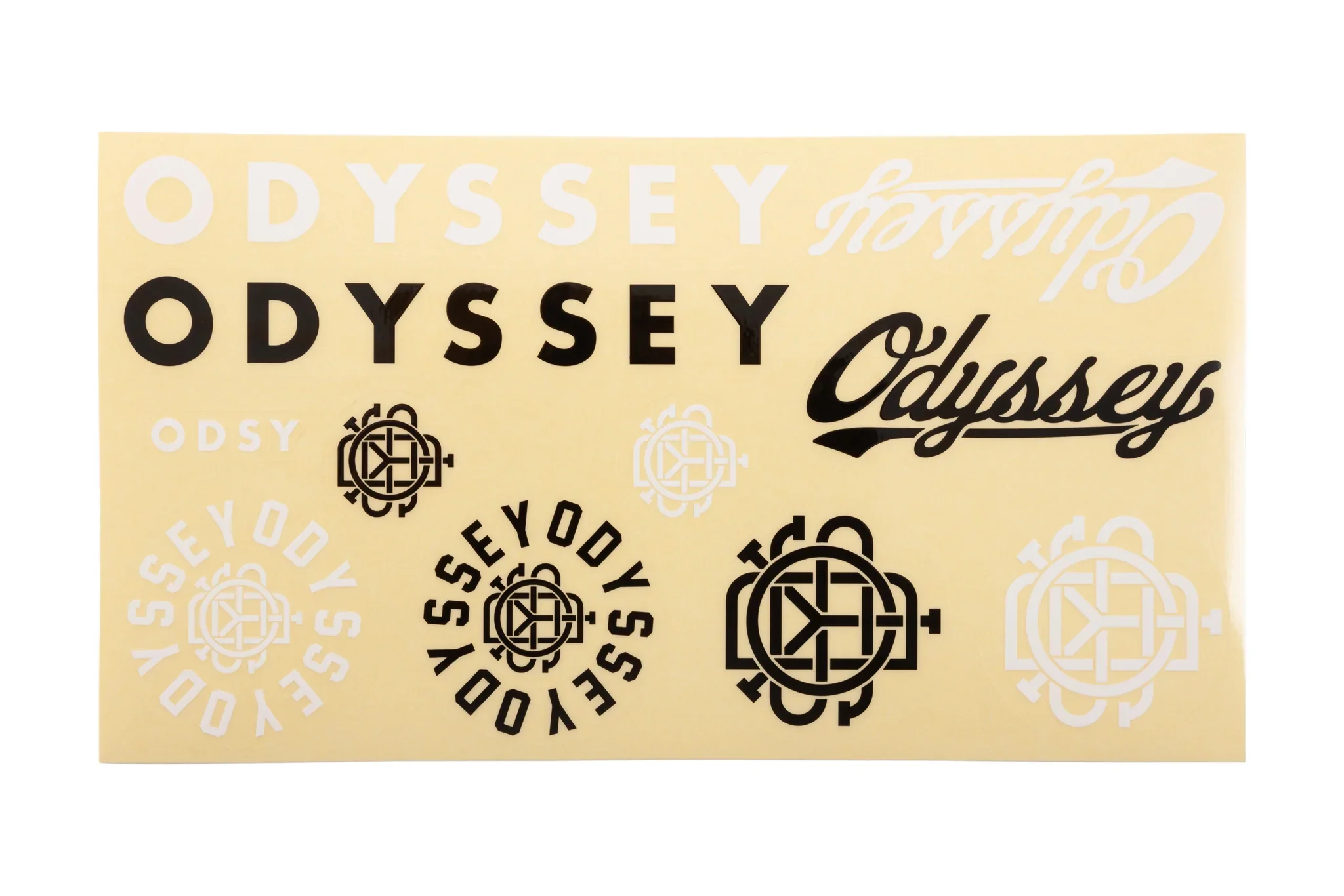 Odyssey Assorted Sticker Pack (Black/White with Clear Back) - Image 2