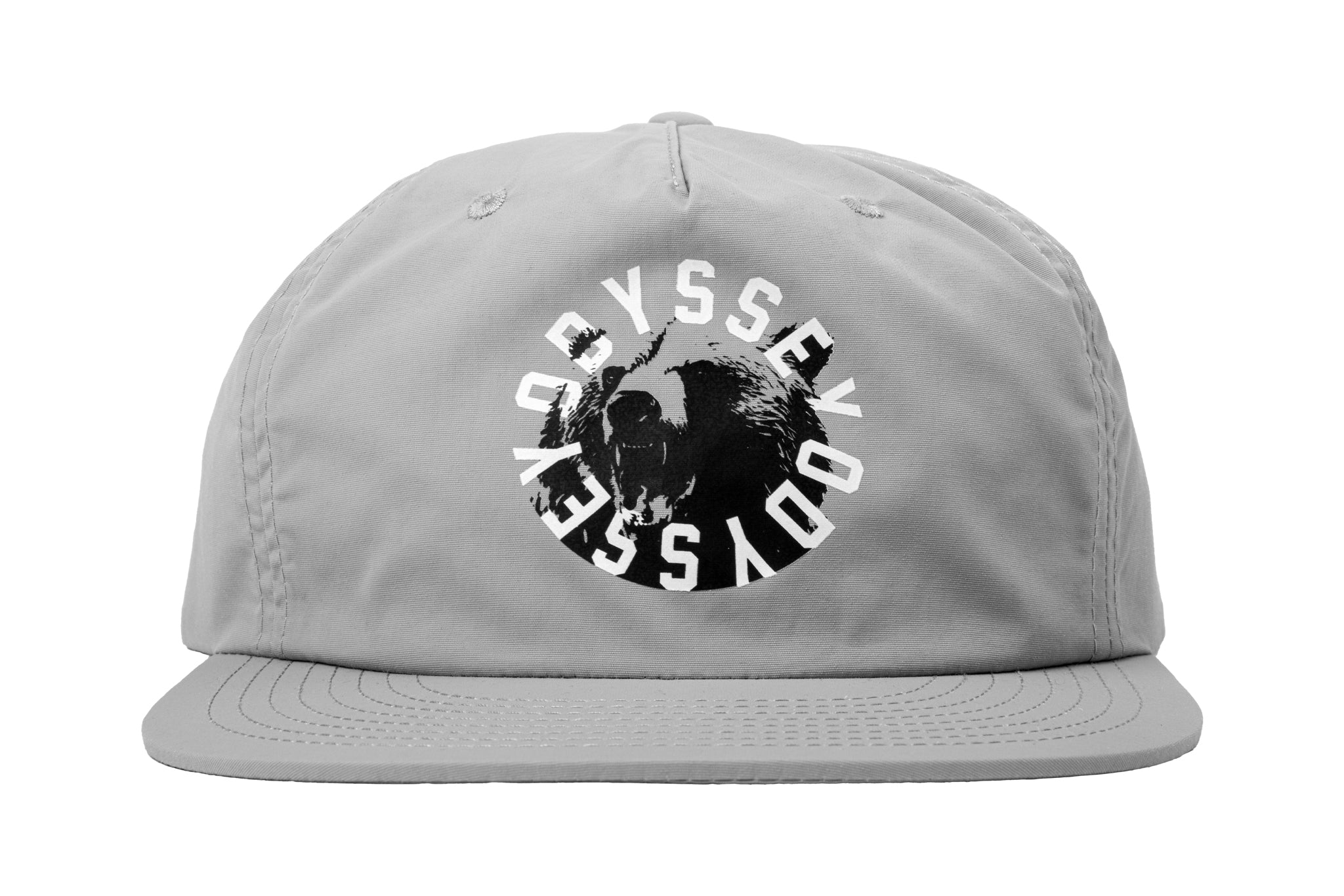 Odyssey Bear Central Hat (Storm Gray w/ White + Black Ink) - Image 3