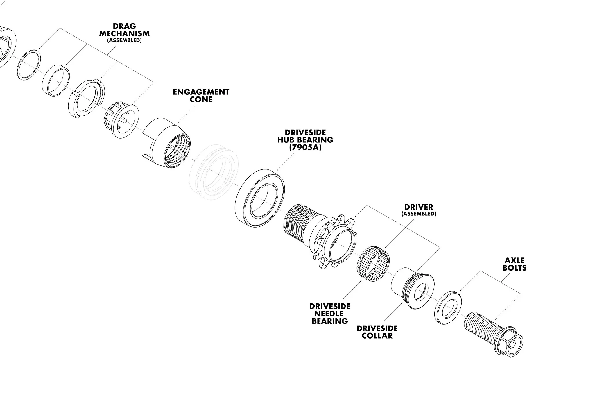 Odyssey Clutch Freecoaster Hub Parts (v1/v2) - Image 4