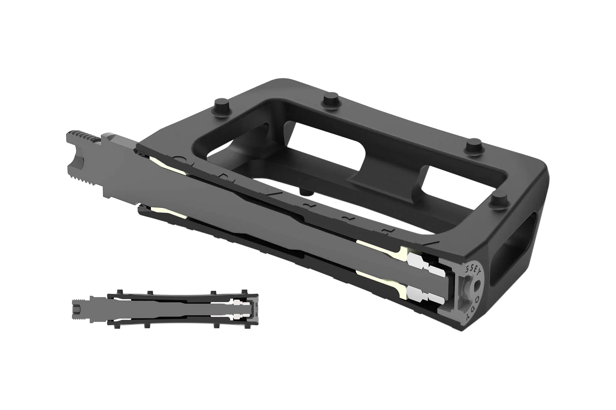 Odyssey Grandstand v2 Alloy Pedals (Black) - Image 4