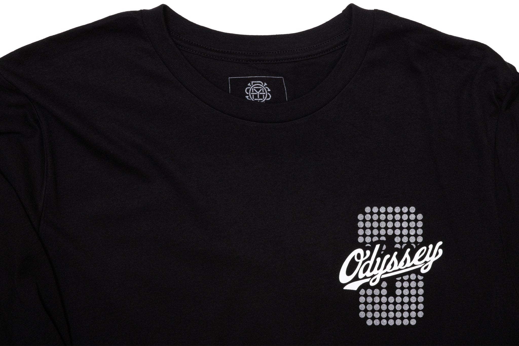 Odyssey Lite Board Long Sleeve (Black with White/Metallic Silver Ink) - Image 2