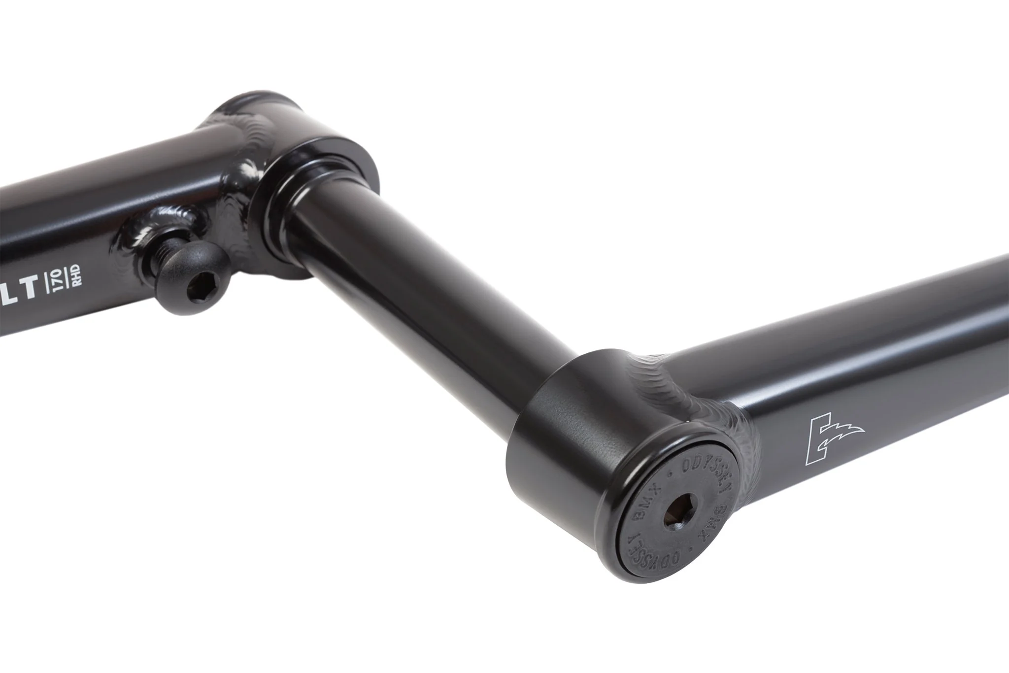 Odyssey Thunderbolt BMX Cranks (Rustproof Black) - Image 3