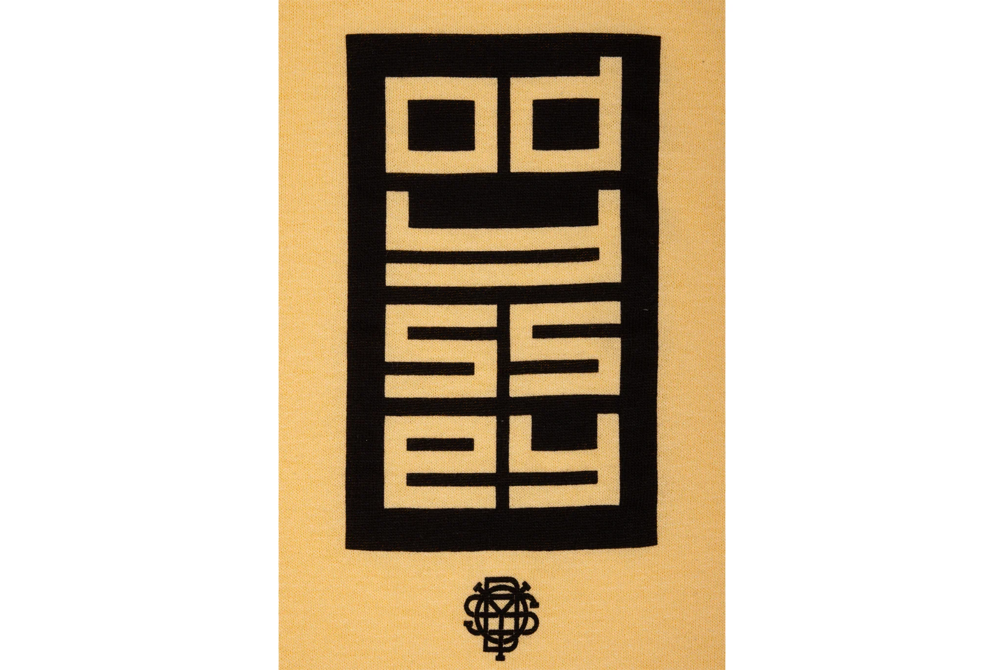 Odyssey Tile Tee (Mustard with Black Ink) - Image 2