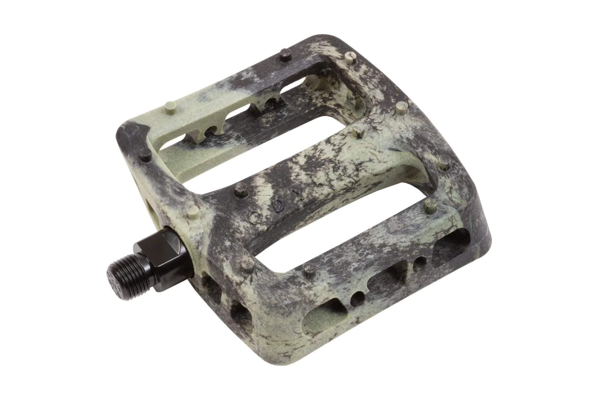 Odyssey Twisted Pro PC Pedals (Army Green/Black Swirl) - Image 2