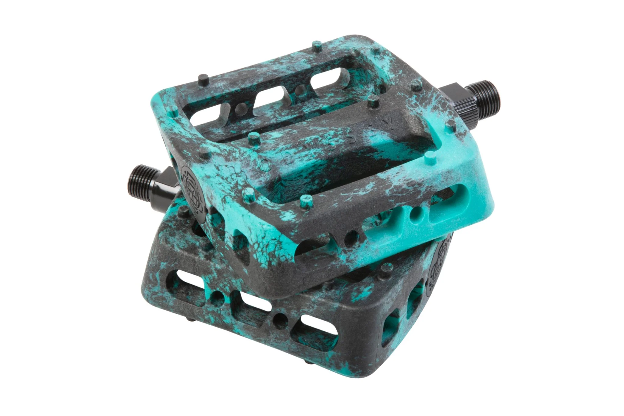Odyssey Twisted Pro PC Pedals (Billiard Green/Black Swirl) - Image 4