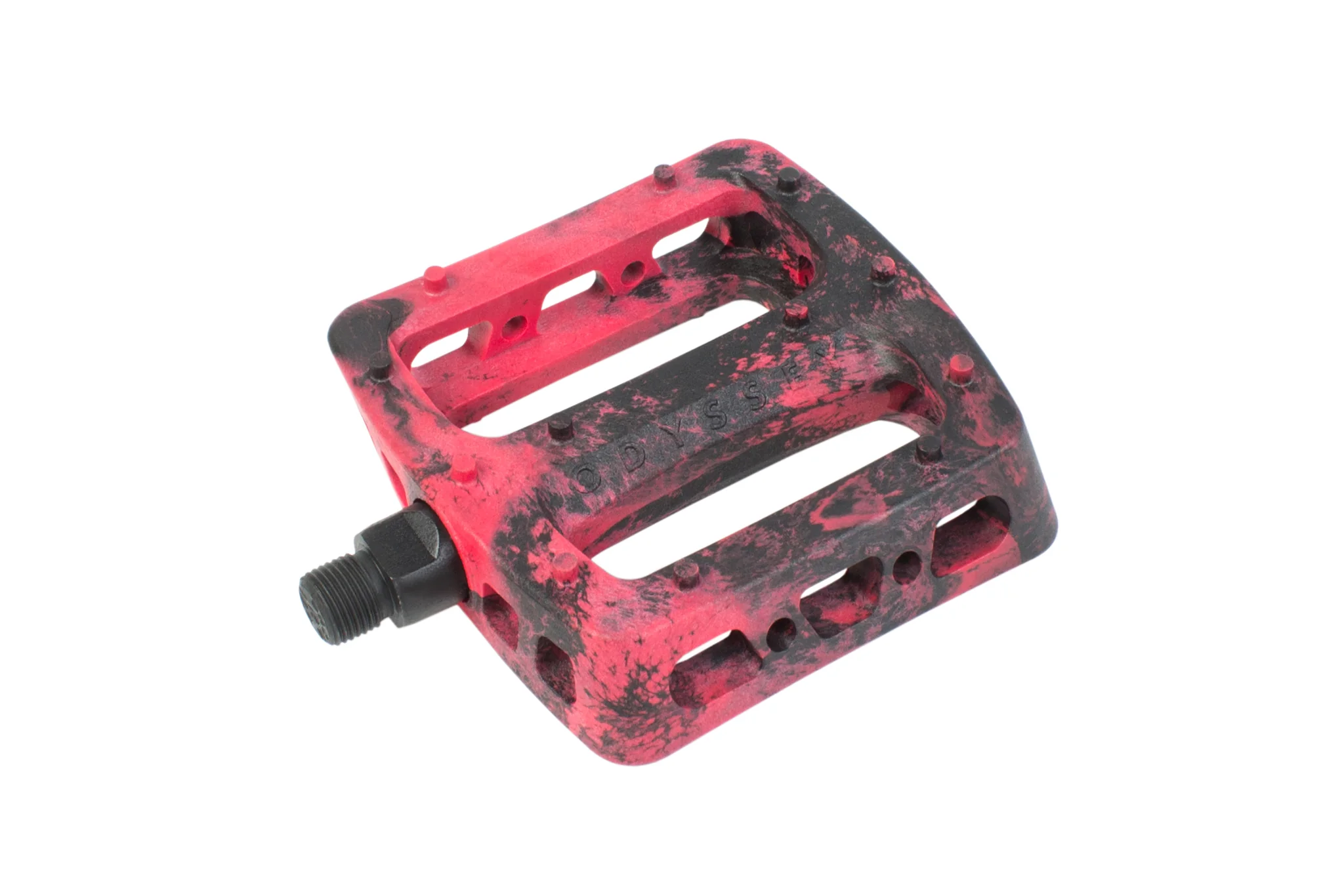 Odyssey Twisted Pro PC Pedals (Black/Red Swirl) - Image 2