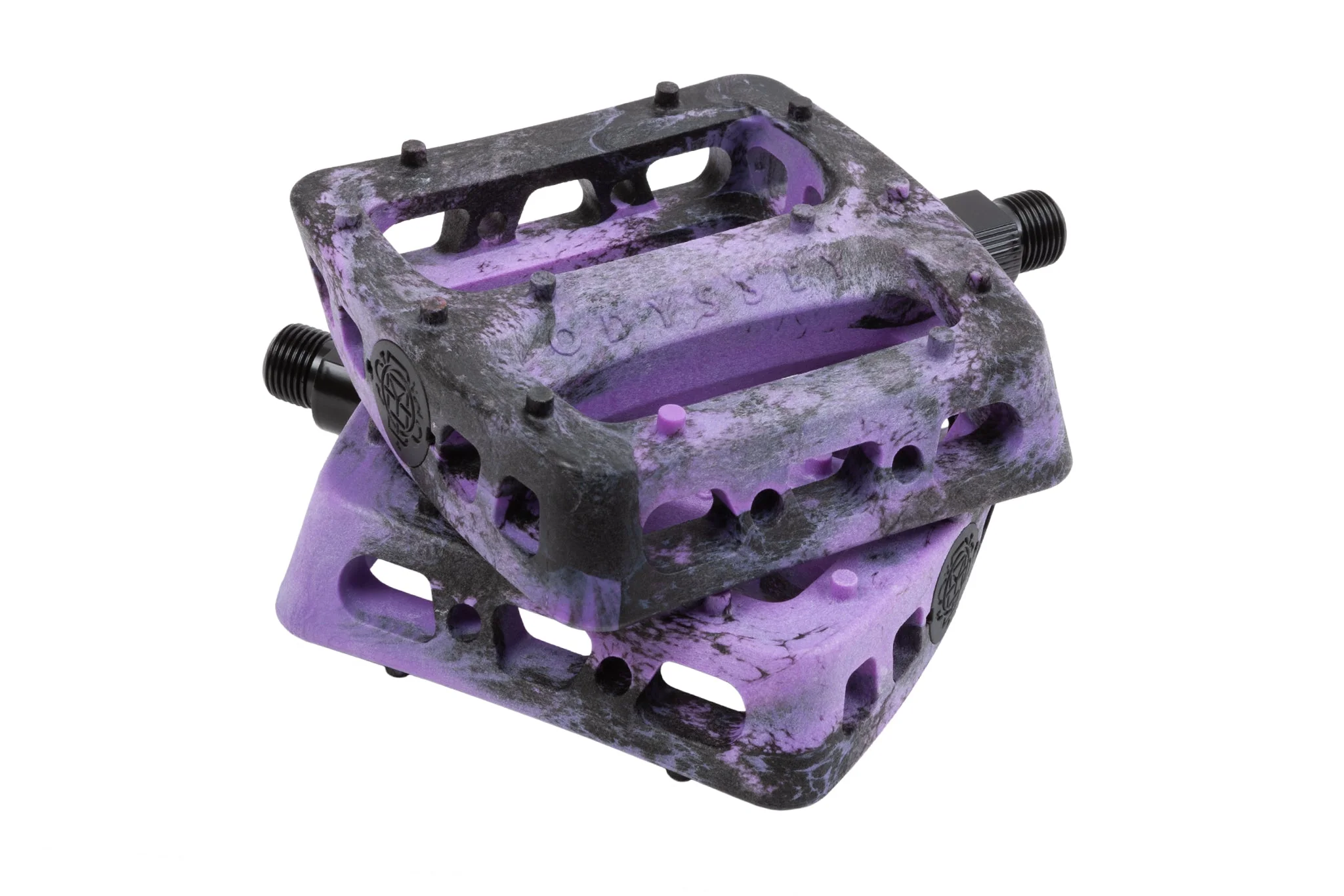 Odyssey Twisted Pro PC Pedals (Purple/Black Swirl) - Image 4