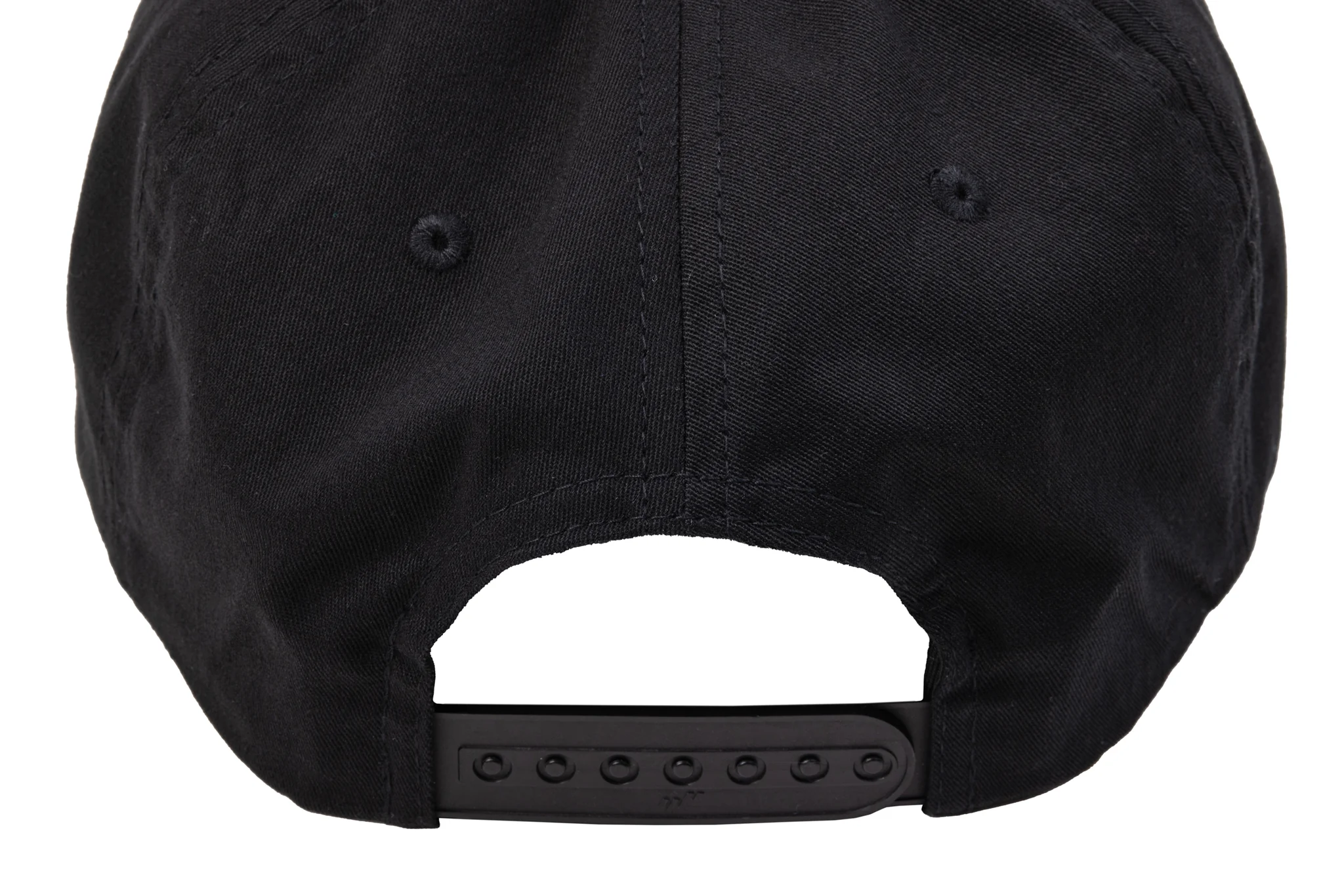 Sunday Blockhead Hat (Black w/ Purple+White Embroidery) - Image 4