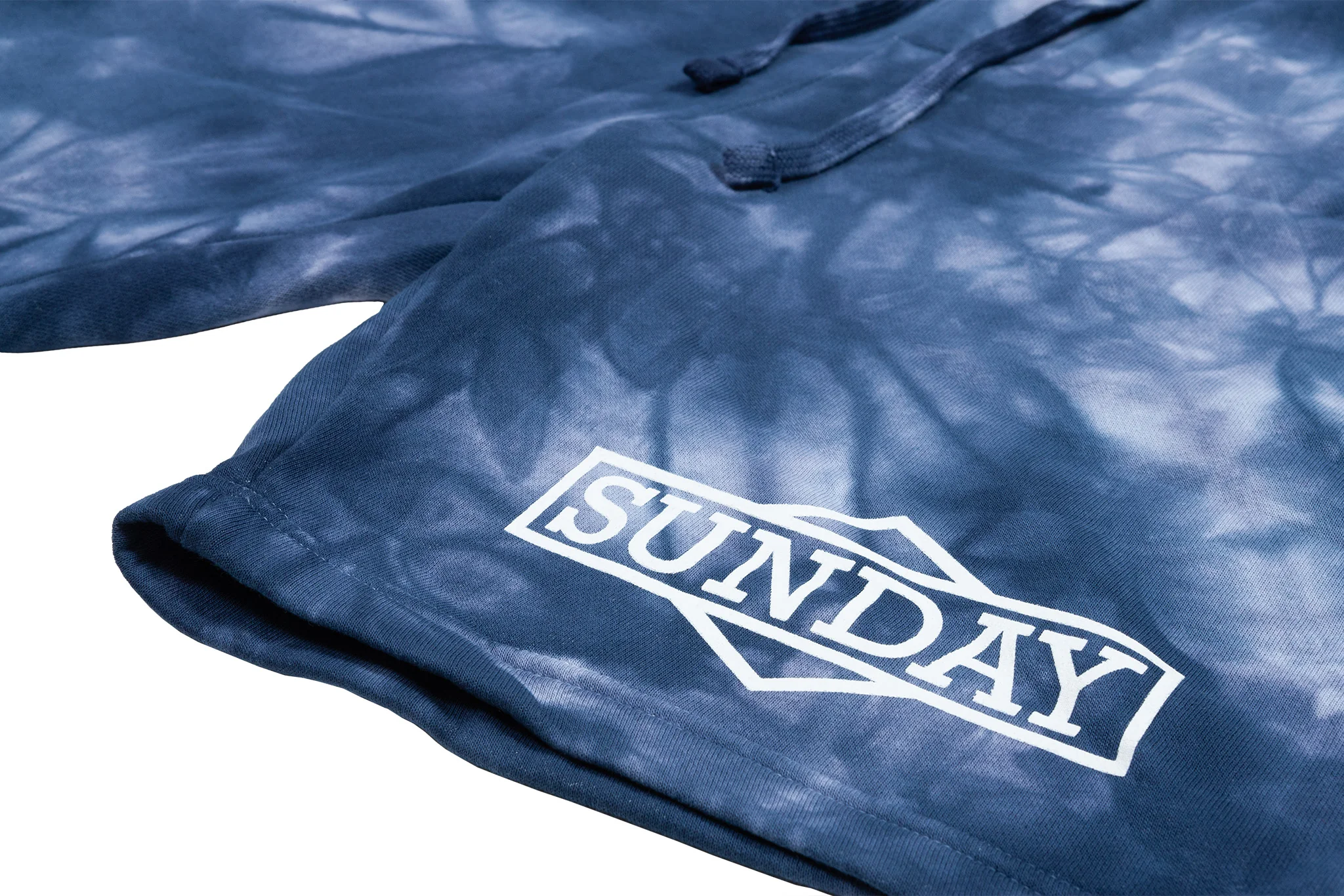Sunday Cornerstone Sweat Shorts (Tie-Dye Navy) - Image 3