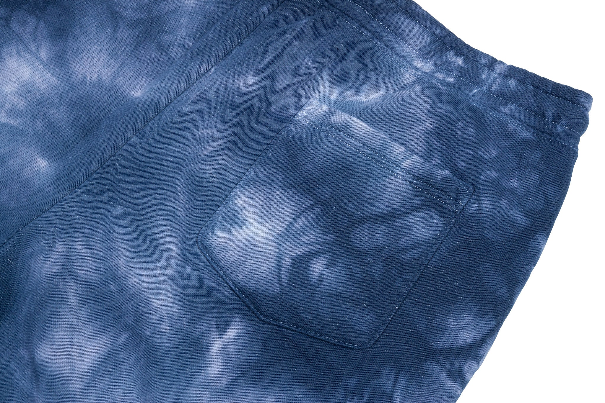 Sunday Cornerstone Sweat Shorts (Tie-Dye Navy) - Image 4