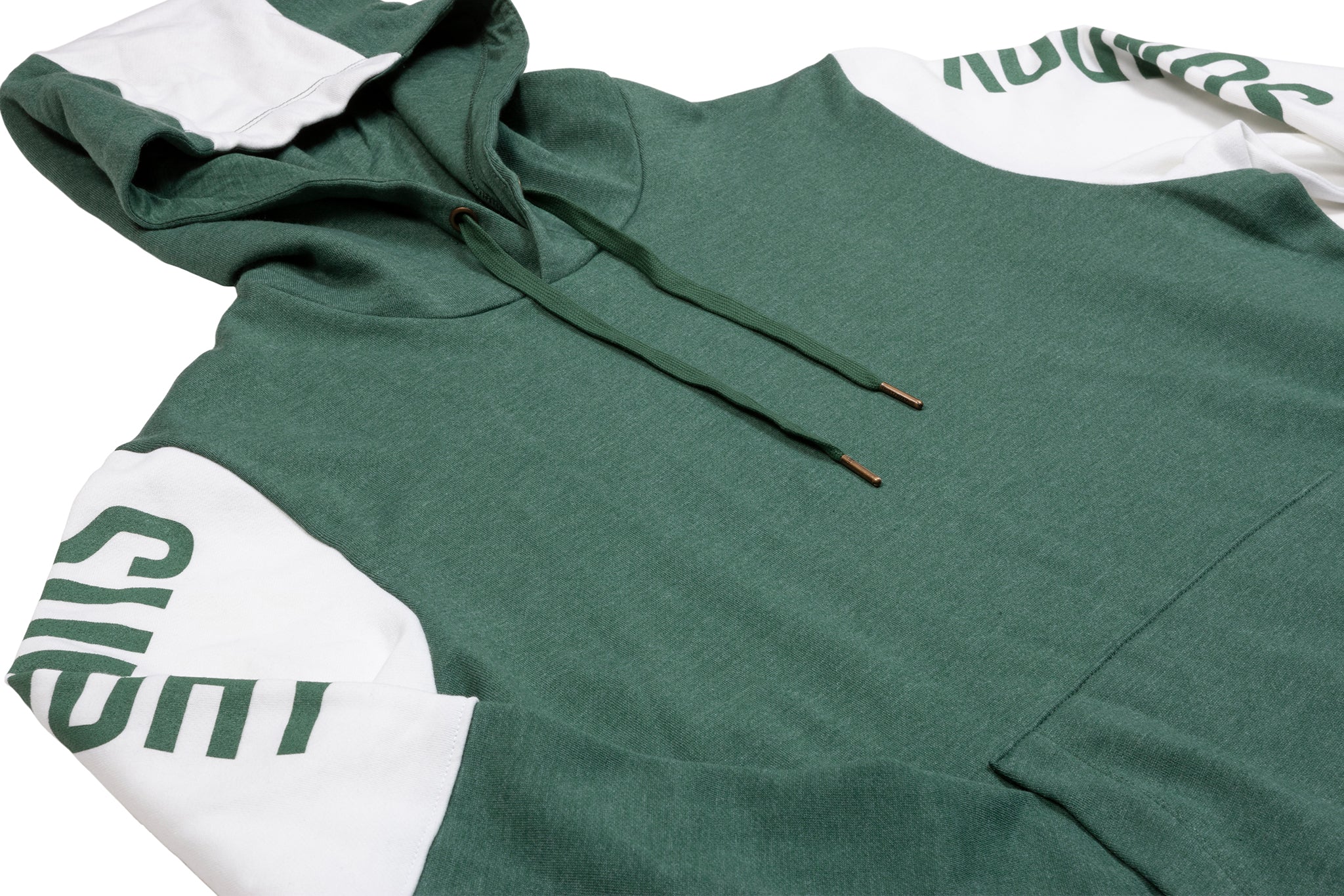 Sunday Crevice Pullover Hoodie (Green/White) - Image 4