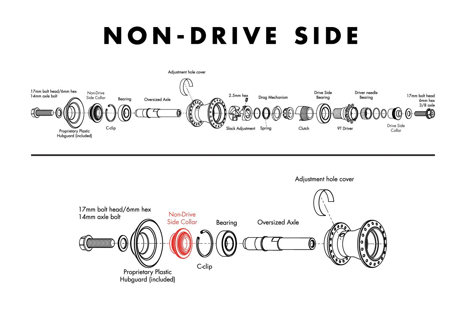 Sunday Cyclone Freecoaster Hub Parts - Image 5