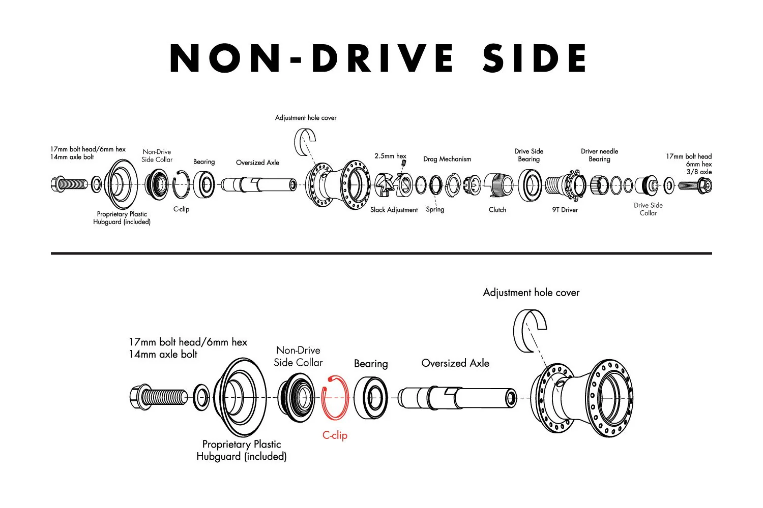 Sunday Cyclone Freecoaster Hub Parts - Image 7