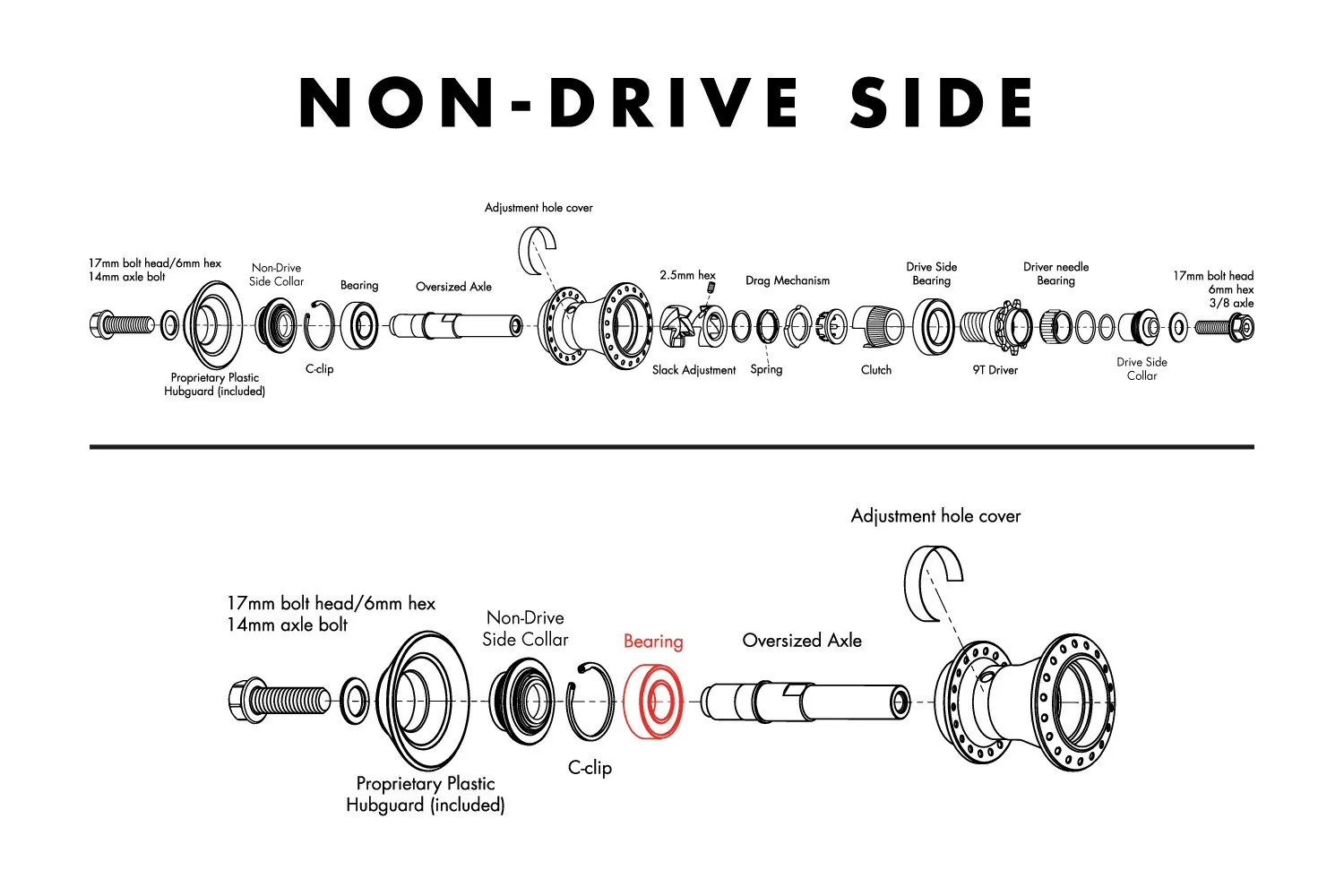 Sunday Cyclone Freecoaster Hub Parts - Image 9