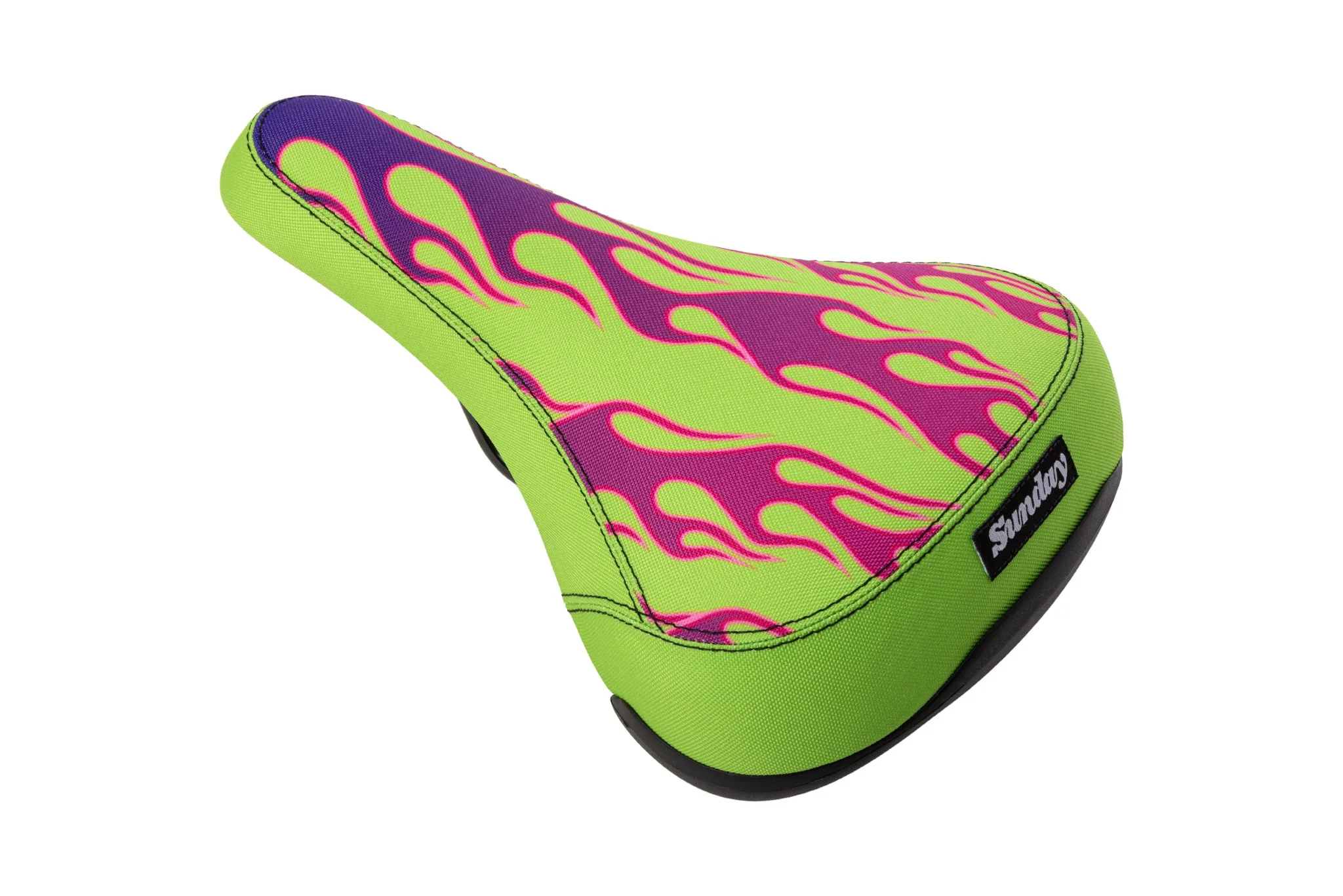 Sunday Flames Cruiser Railed Seat (Purple/Green) - Image 2
