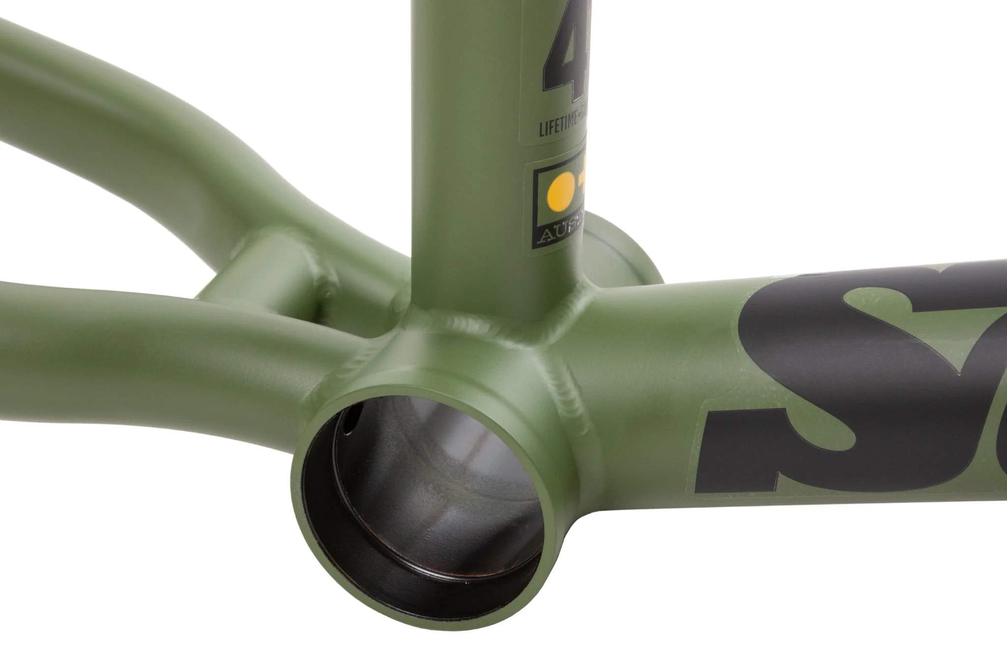 Sunday Nightshift Frame (Matte Army Green with Black/Yellow Stickers) - Image 4
