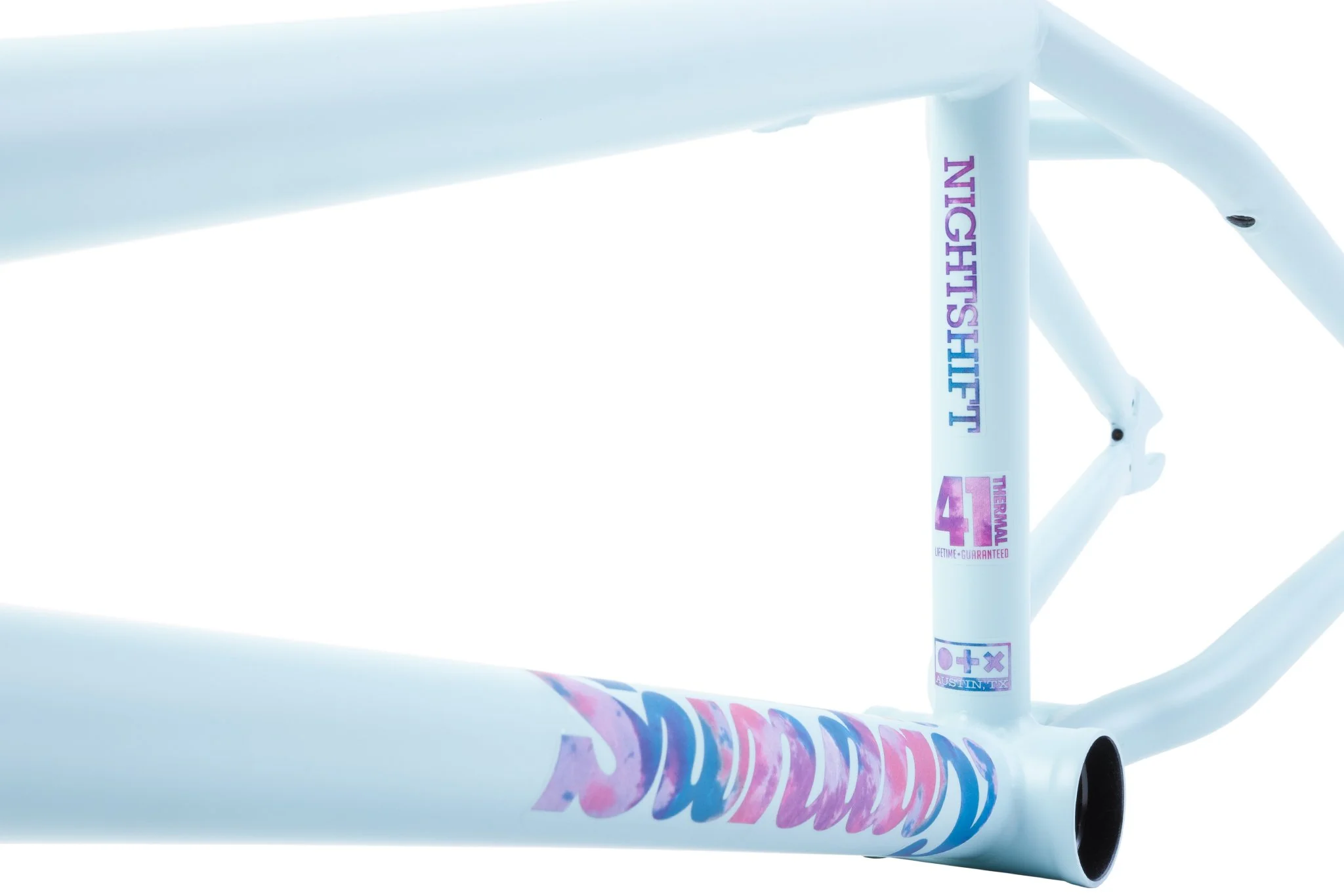 Sunday Nightshift Frame (Matte Sky Blue with Tie Dye Stickers) - Image 3