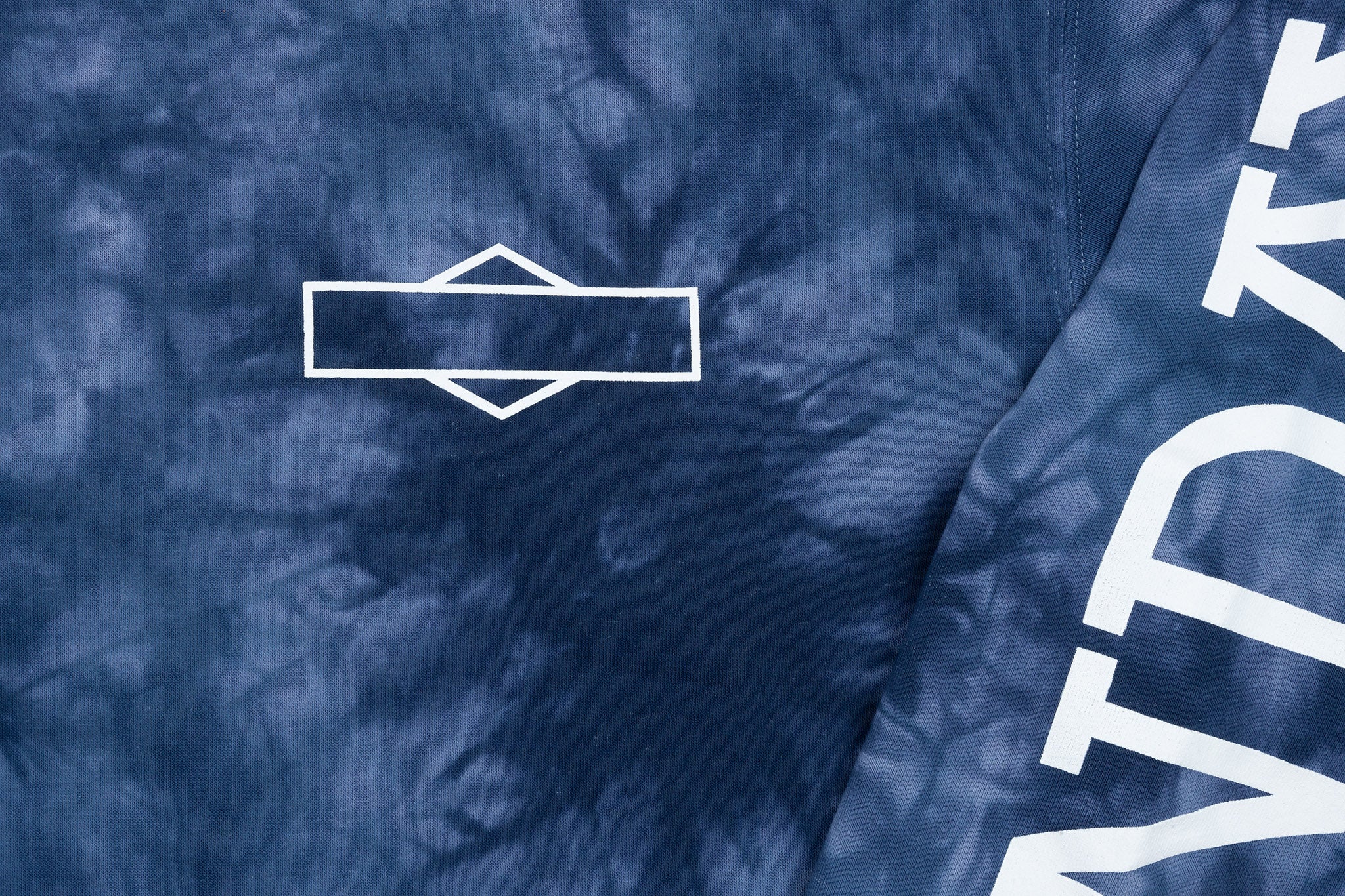 Sunday Rockwell Box Crewneck Sweatshirt (Tie-Dye Navy) - Image 3